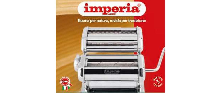 Imperia Pastamaschine iPasta Ruvida Silber