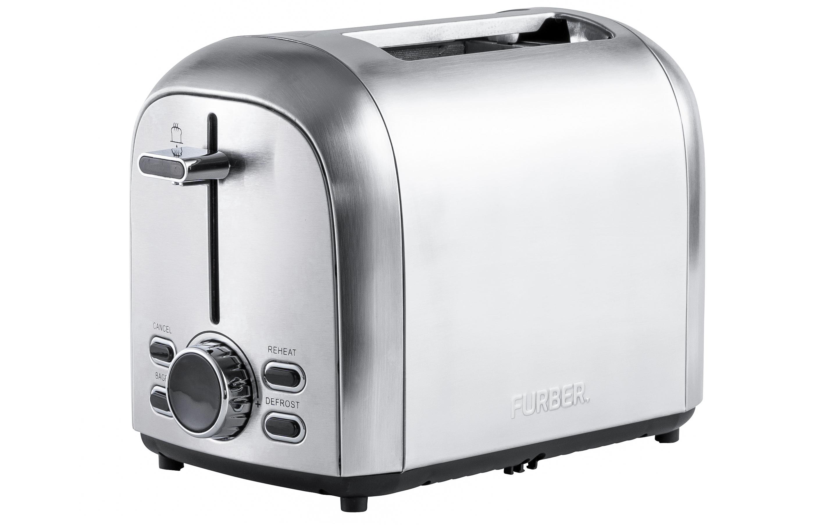 FURBER Toaster Digital Silber