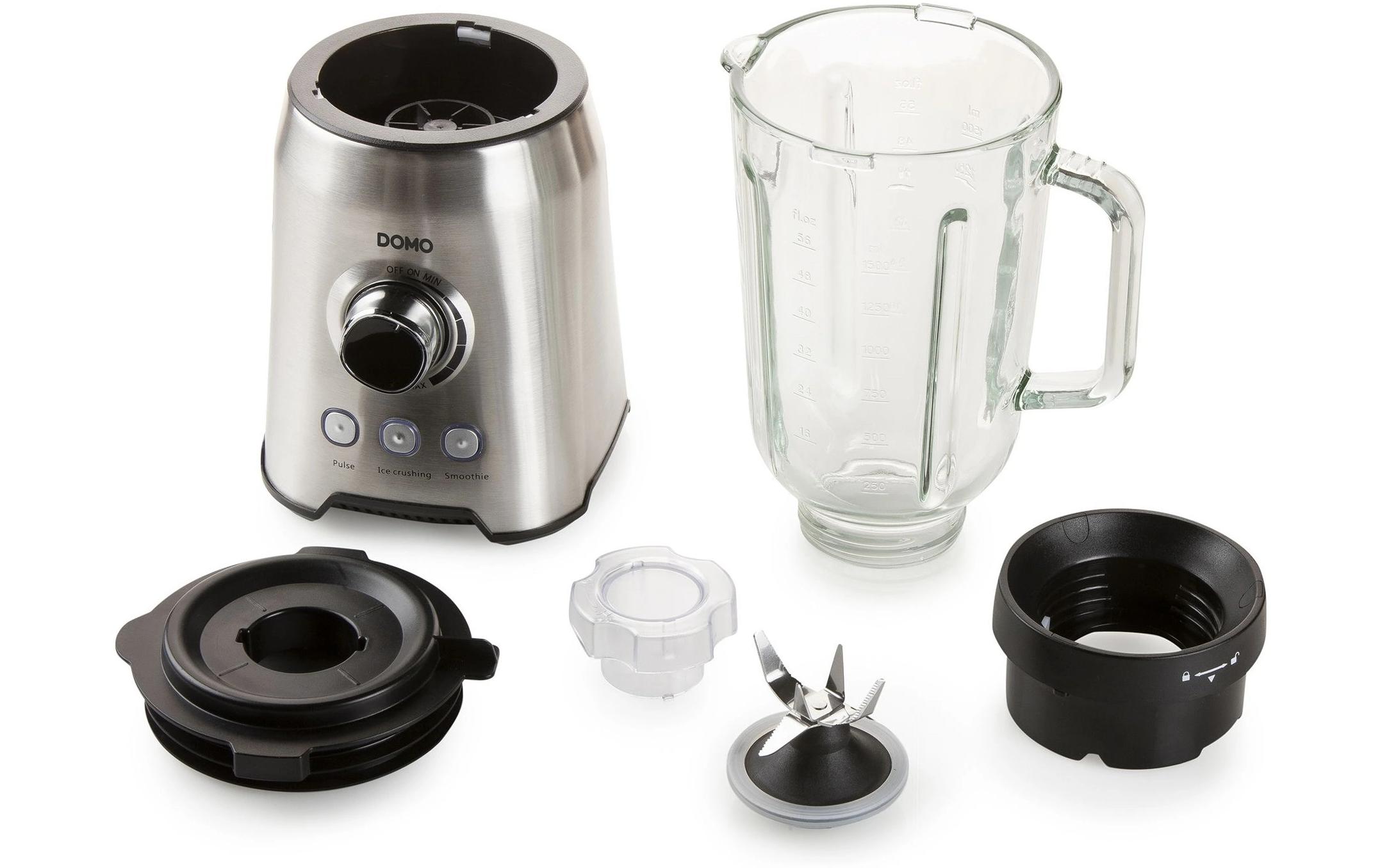 Domo Standmixer DO710BL Schwarz/Silber