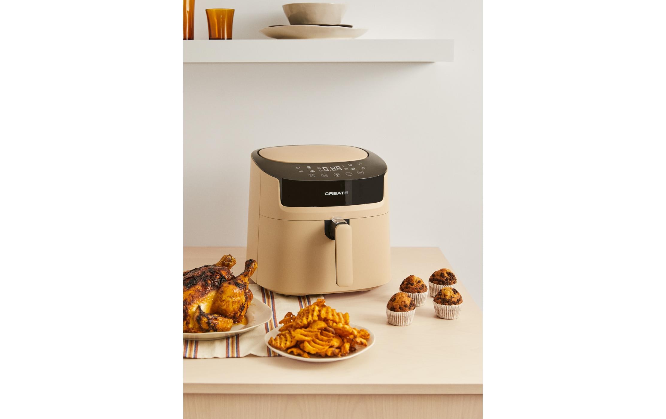 Create Fryer Air Pro Large 6.2 l, Sand