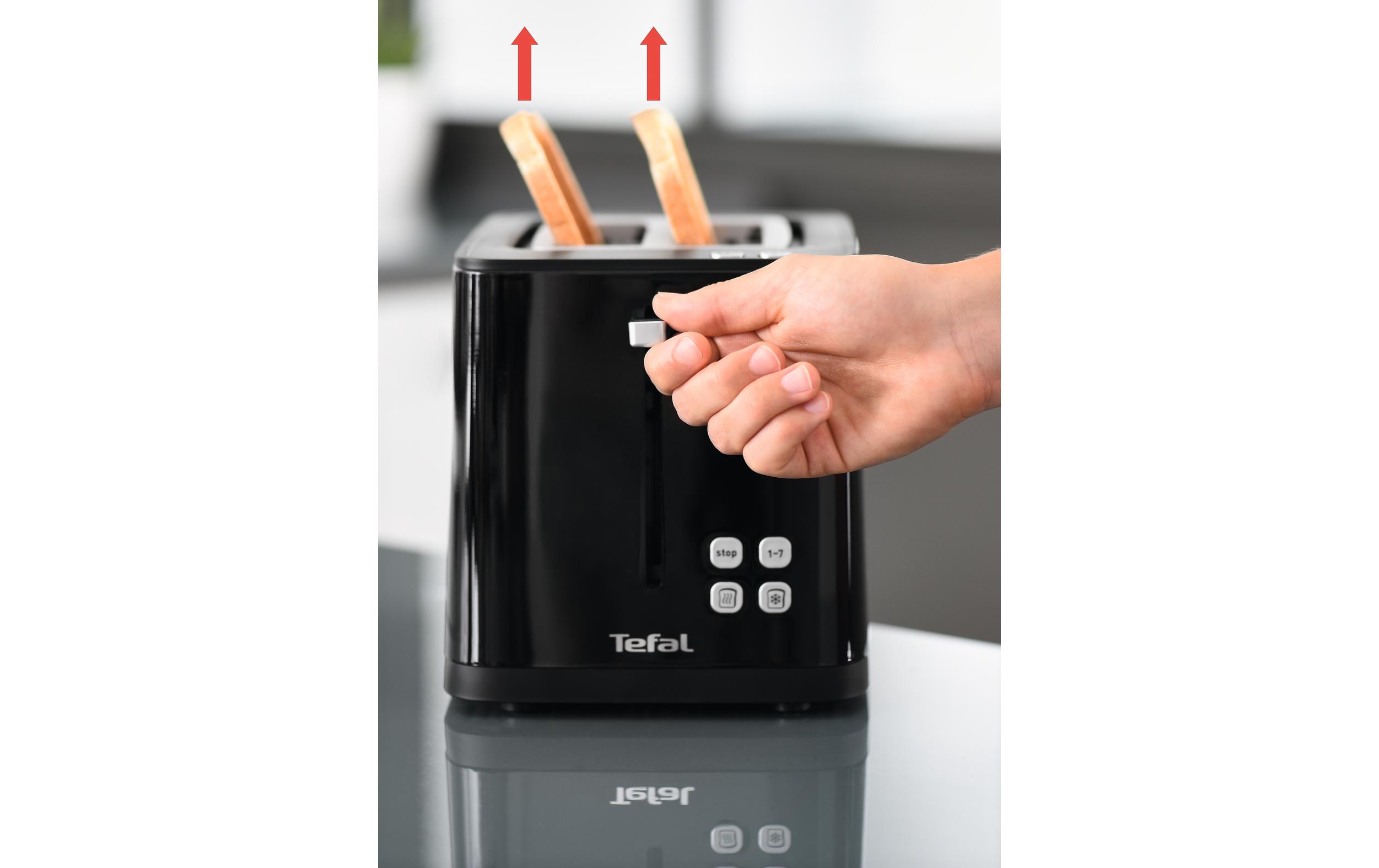 Tefal Toaster Smart'n Light Schwarz