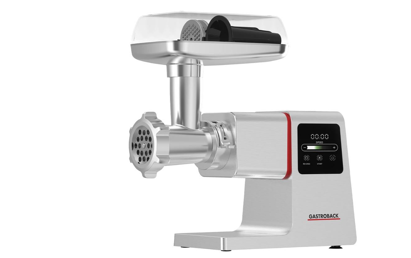 Gastroback Design Fleischwolf 6-in-1 Power Pro Silber