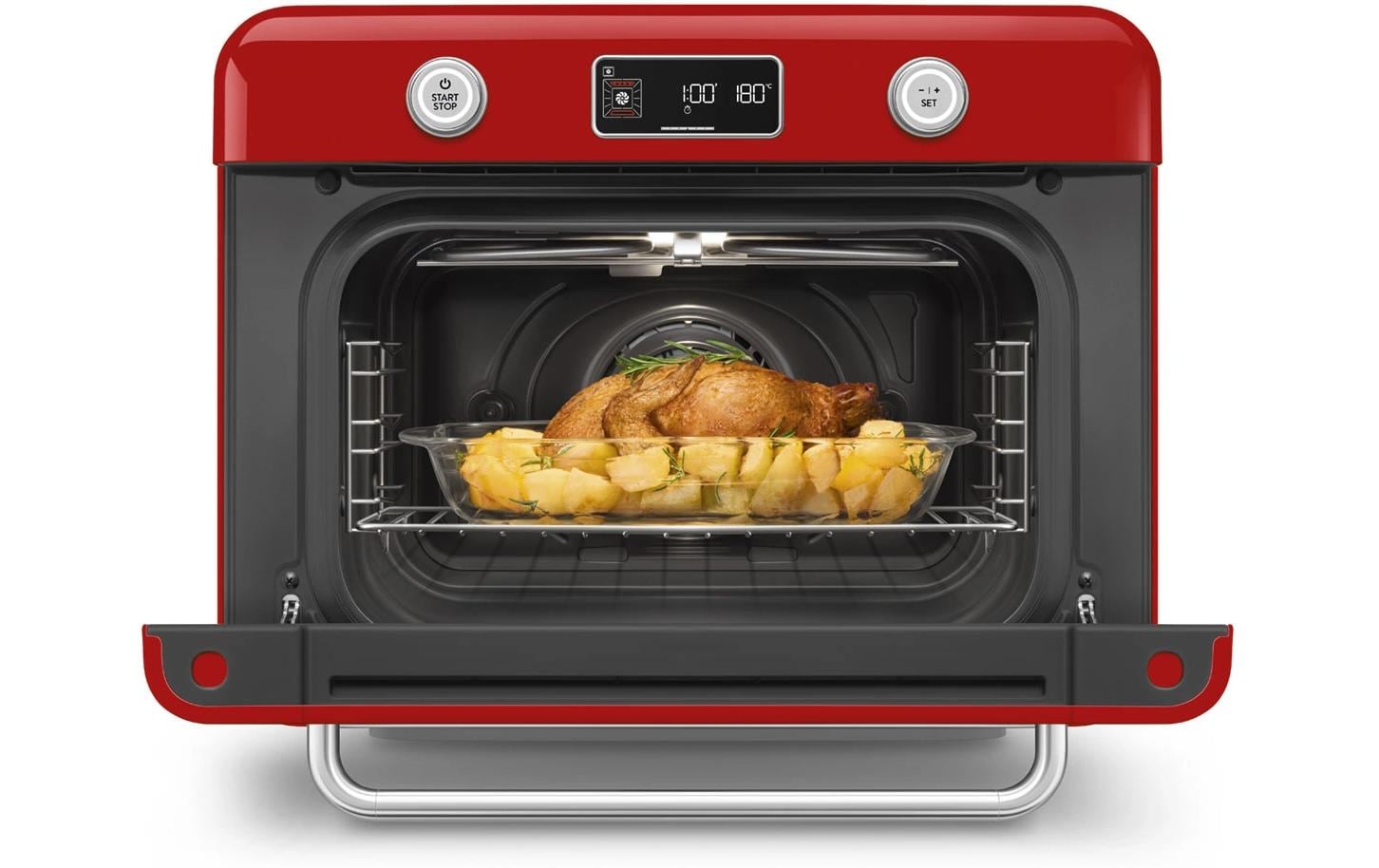 SMEG Backofen COF01RDEU 30 l, Rot