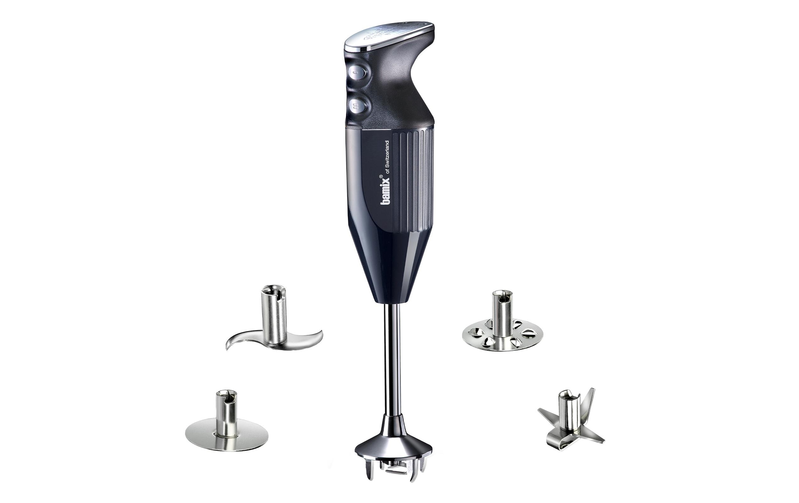 Bamix Stabmixer M350 Maxx, Chrom/Schwarz