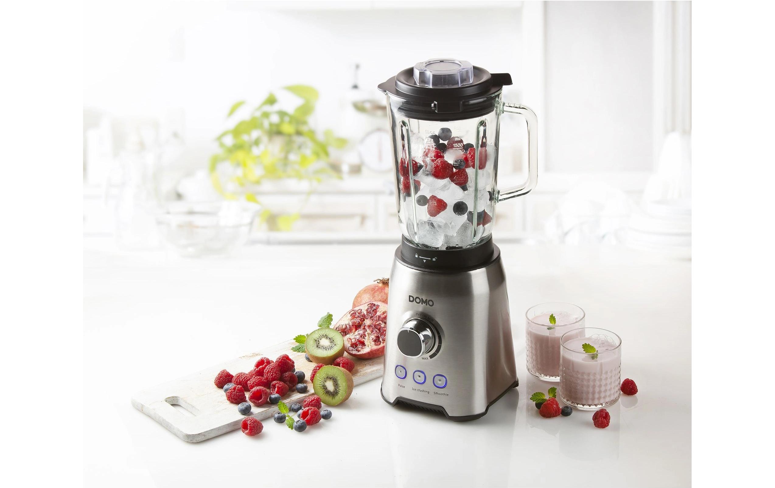 Domo Standmixer DO710BL Schwarz/Silber