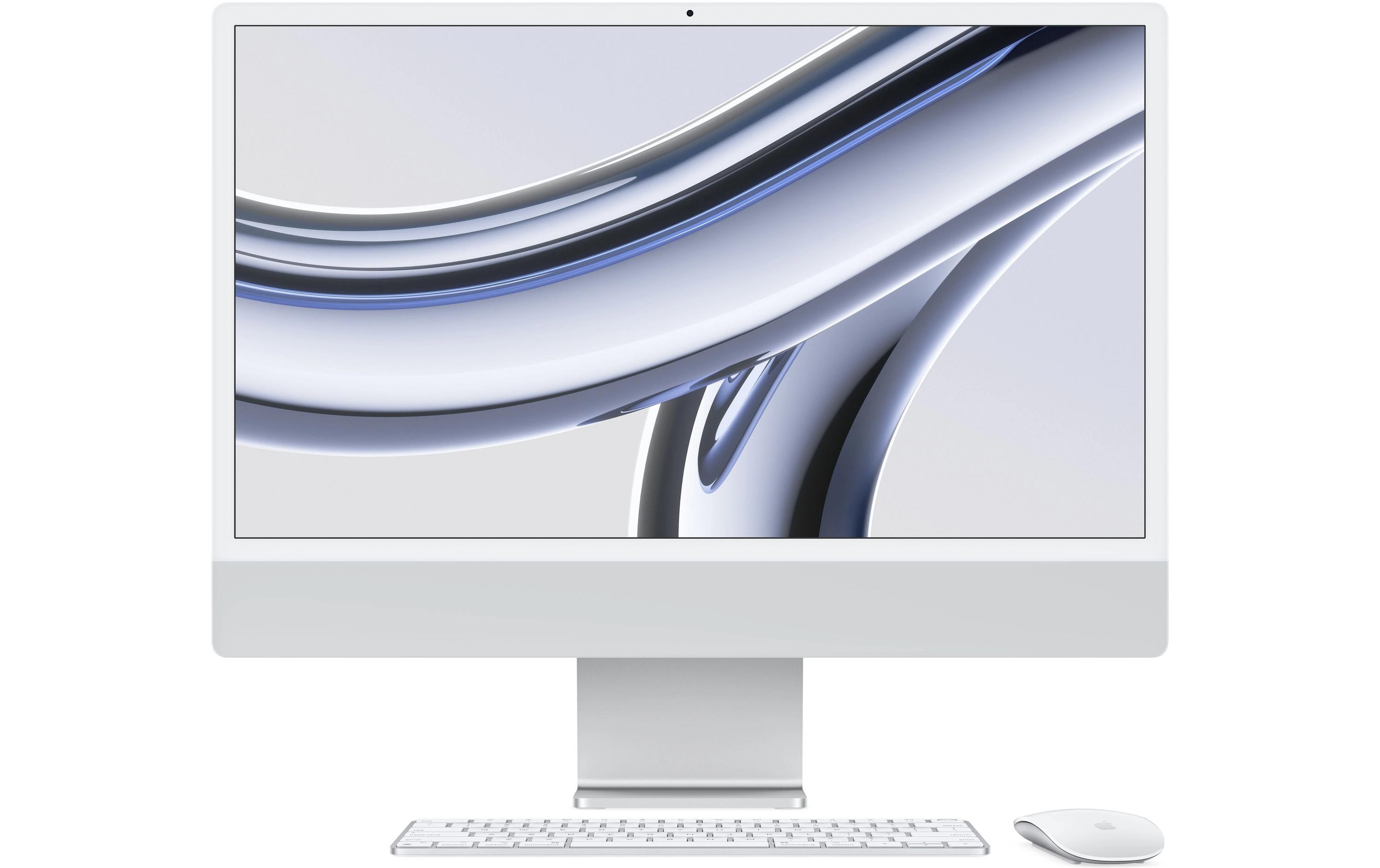 Apple iMac 24 M3 10C GPU / 2 TB / 24 GB Silber
