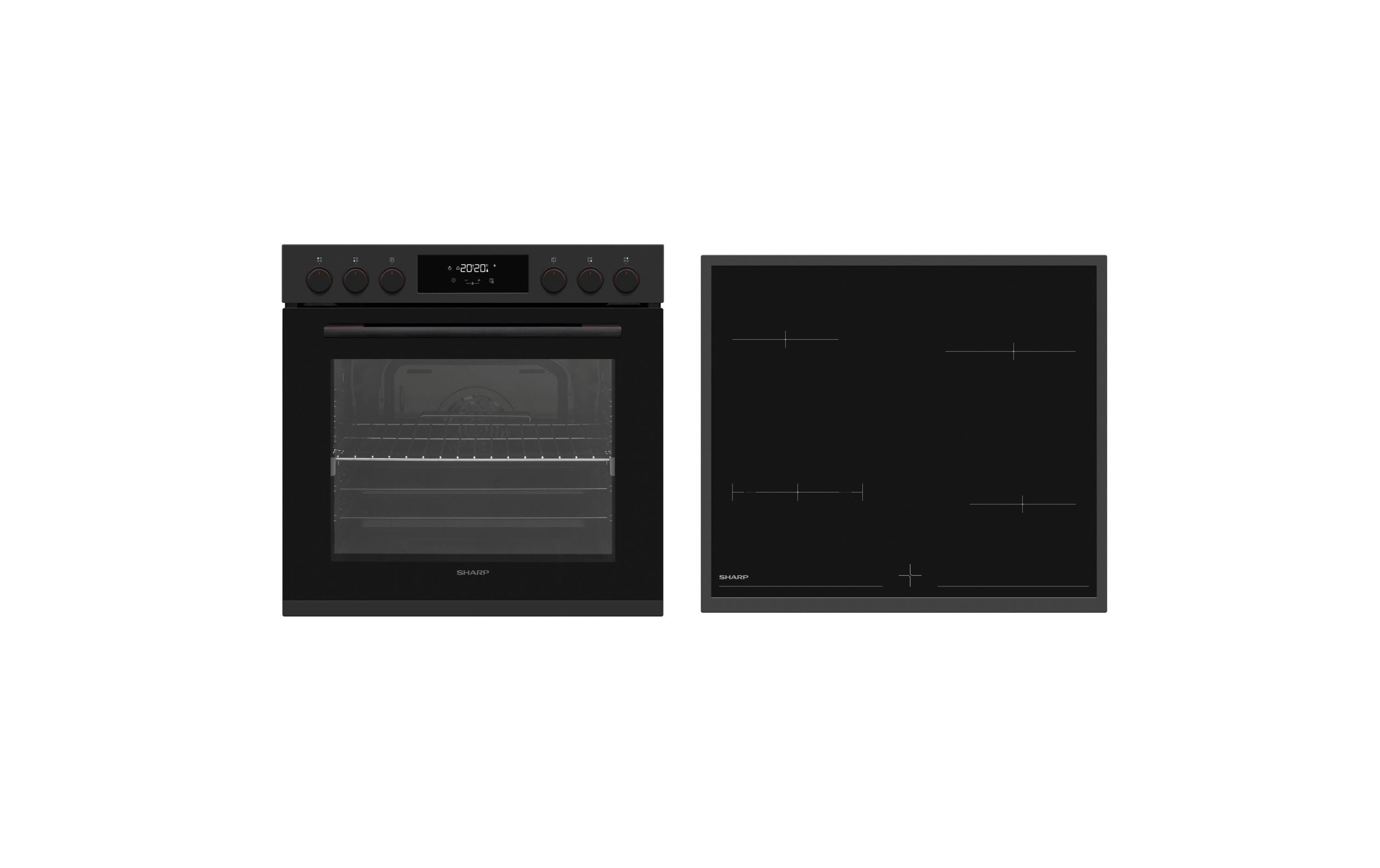 Sharp Kochherd K-72P19BNH-EU Poly-Set