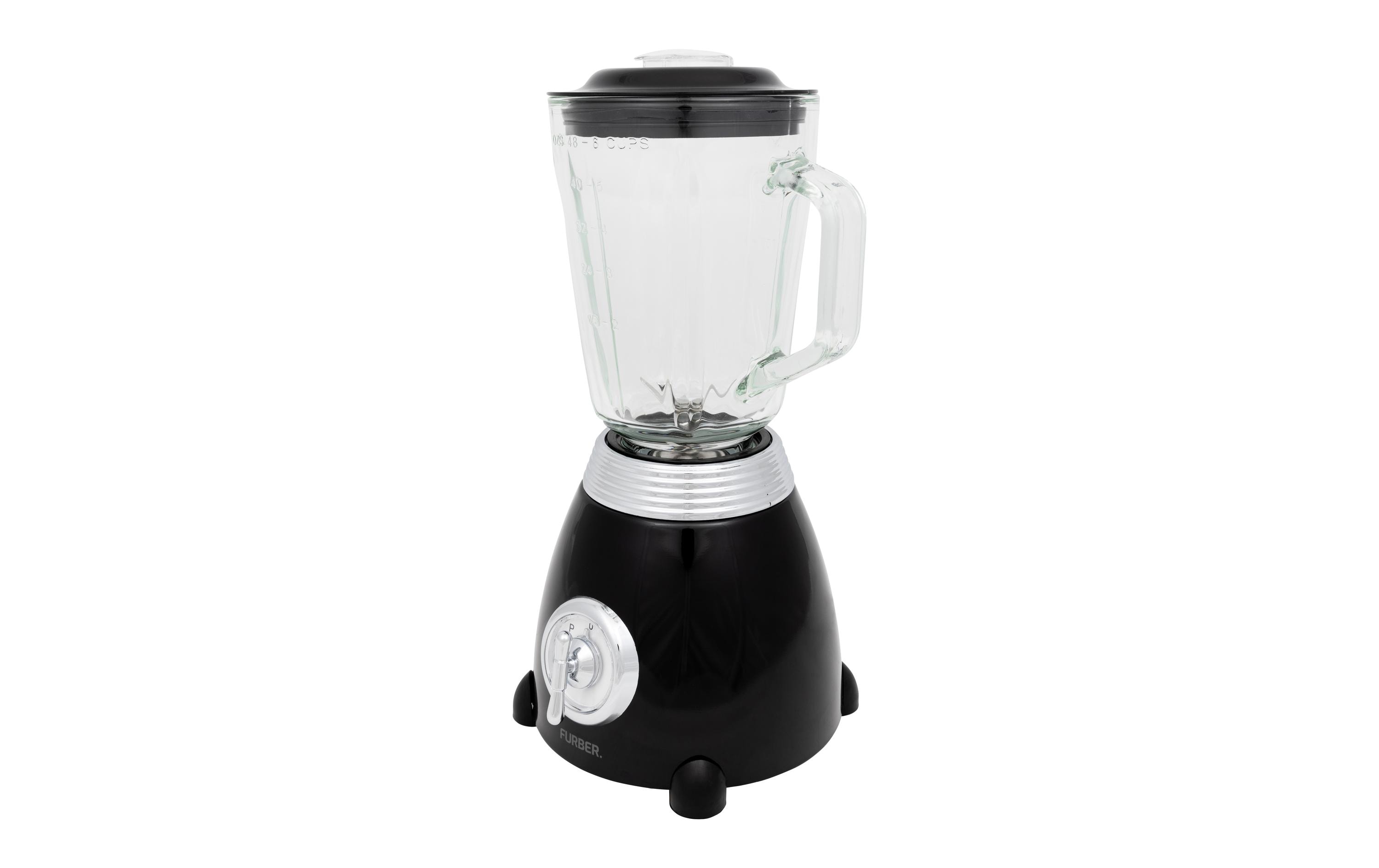 FURBER Standmixer Brando 1.5 L, Schwarz glanz