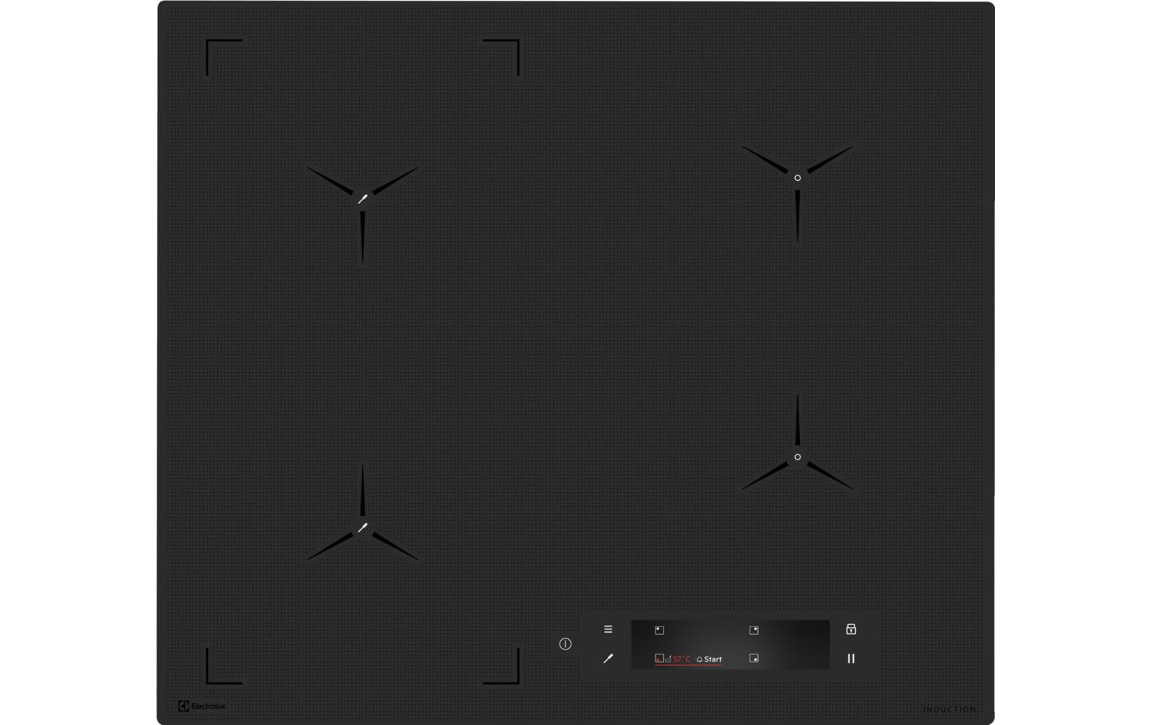 Electrolux Induktionskochfeld GK58FTIPO Aufliegend/Flächenbündig