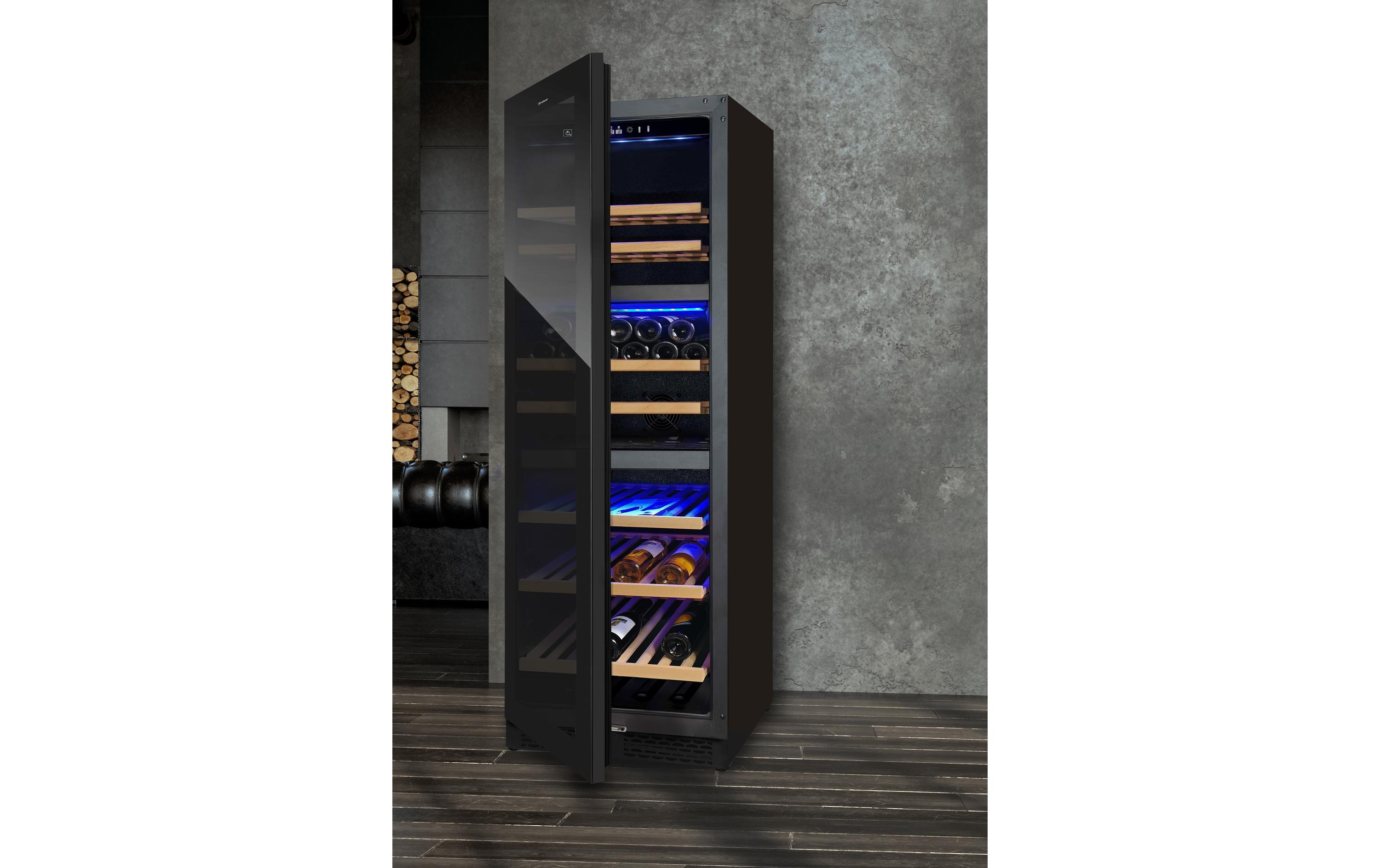 Trisa Weinklimaschrank 368 l mit Triple Zone Tür links
