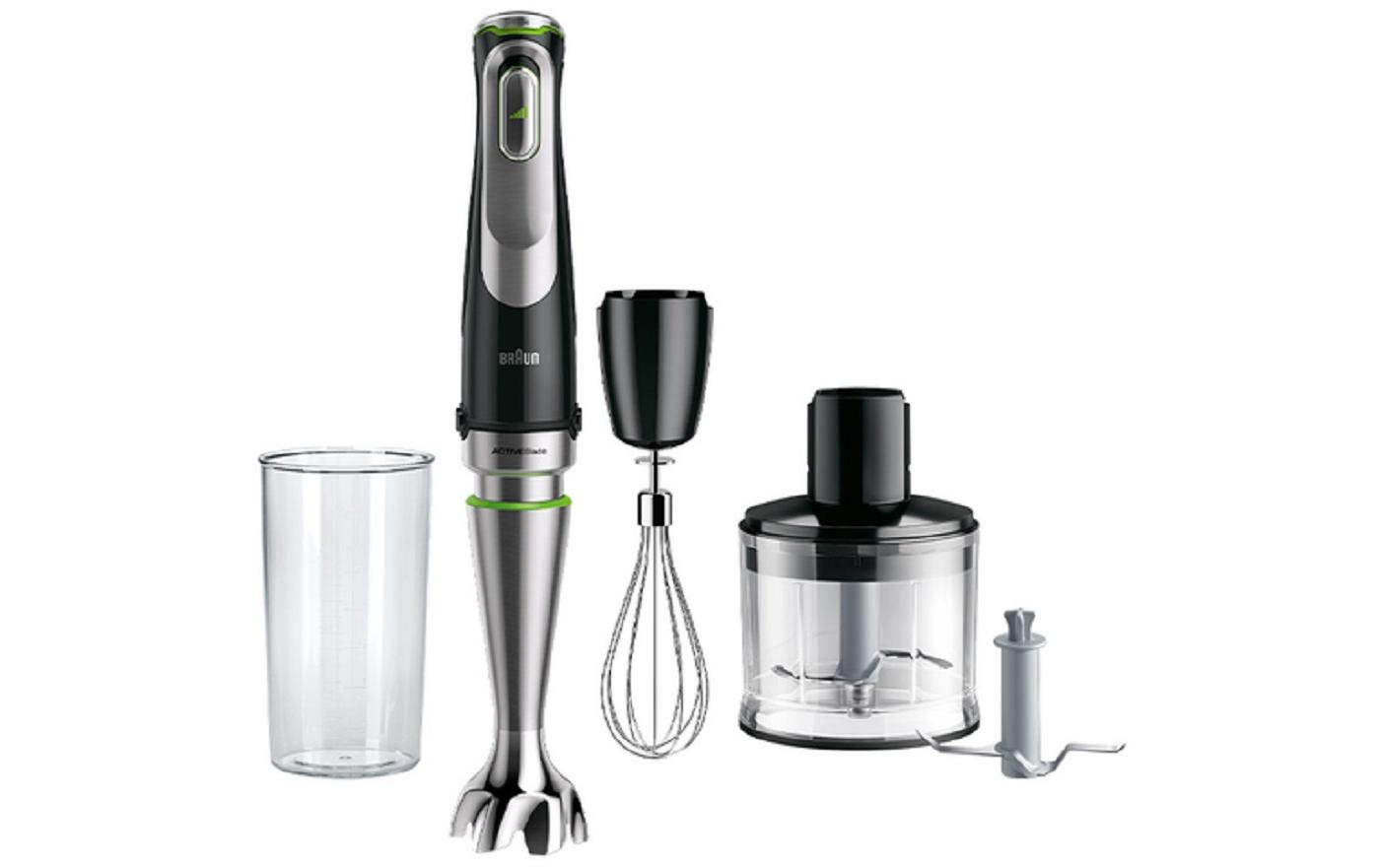 Braun Stabmixer MultiQuick 9, MQ9135XI Schwarz/Silber