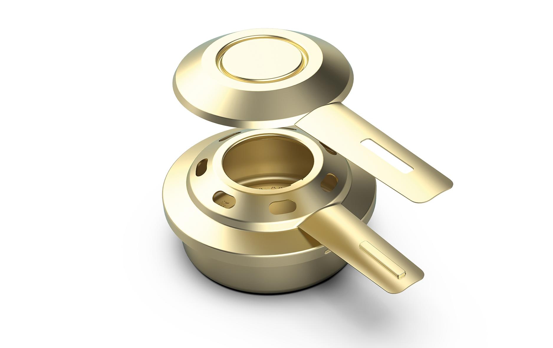 Stöckli Pastenbrenner Feuerquelle 8.5 cm, Gold