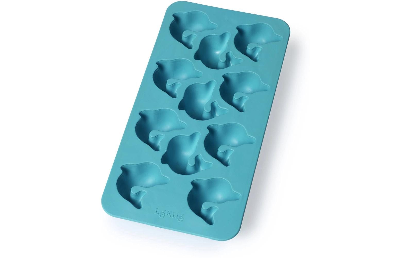 Lékué Eiswürfelform Delphin Türkis