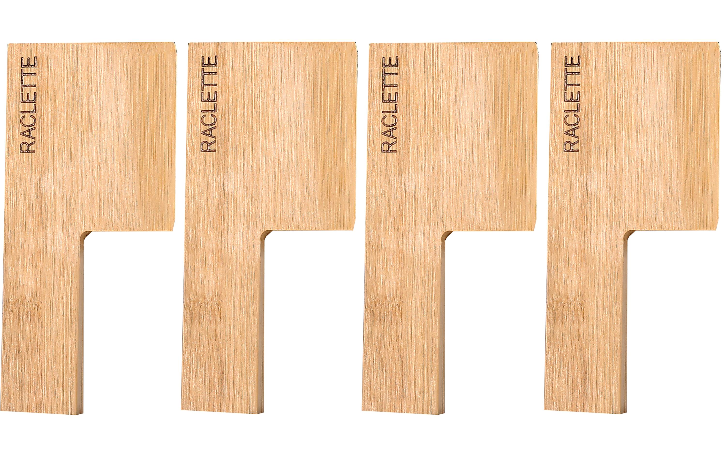 Nouvel Raclette-Spachtel Knife 4 Stück, Braun