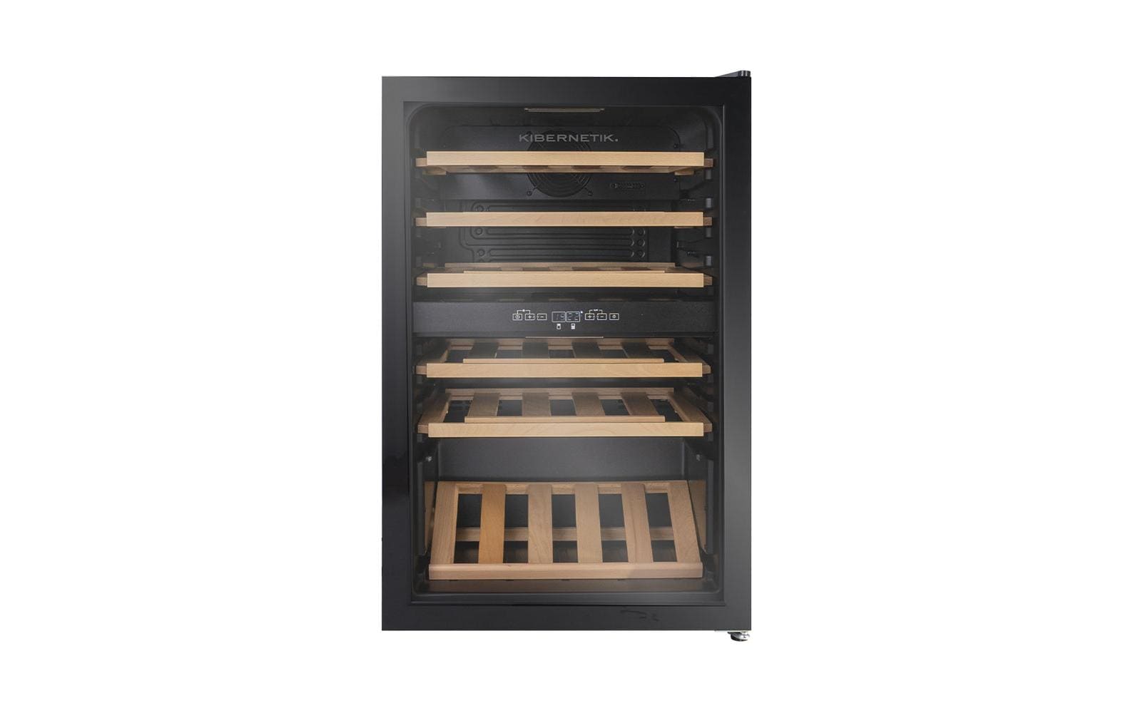 Kibernetik Weinkühlschrank WKH39D Rechts, Schwarz