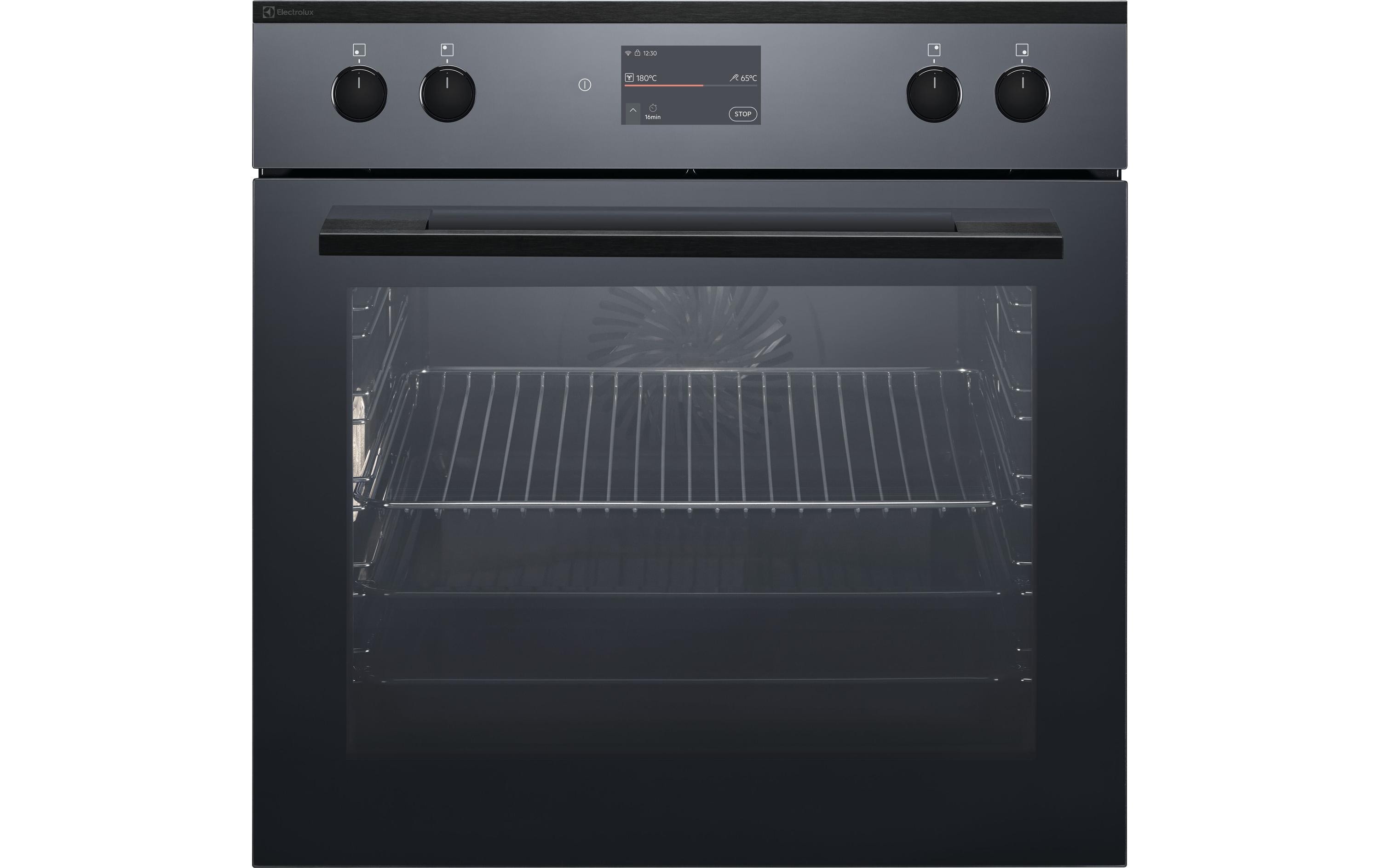 Electrolux Einbauherd EH6GL40XSP Einbau-Backofen Schwarz Spiegel 71 L