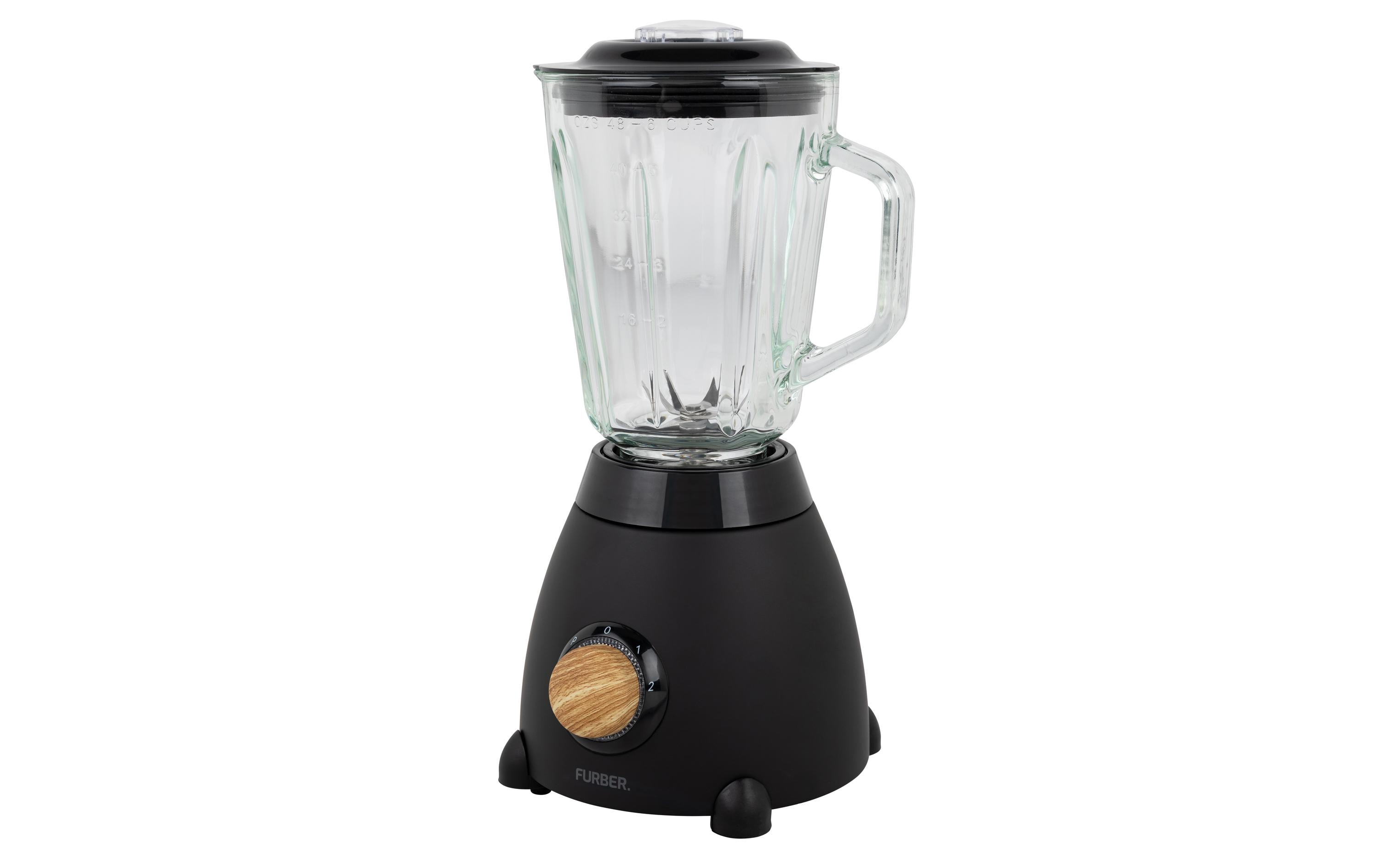 FURBER Standmixer Chaplin 1.5 L, Schwarz matt