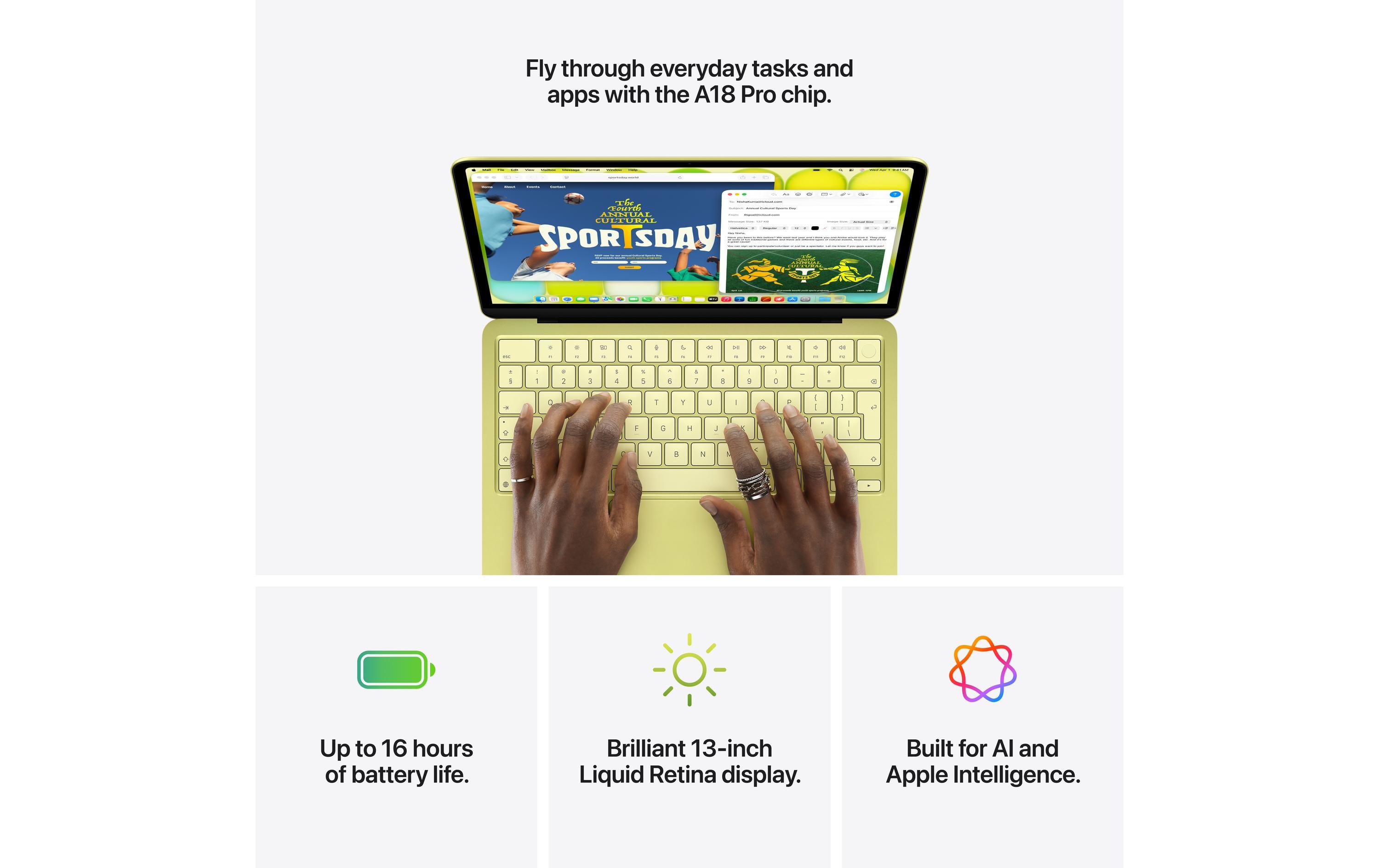 Apple 13 MacBook Neo (A18 Pro) Touch ID 5C GPU/512 GB/ 8 GB Blush