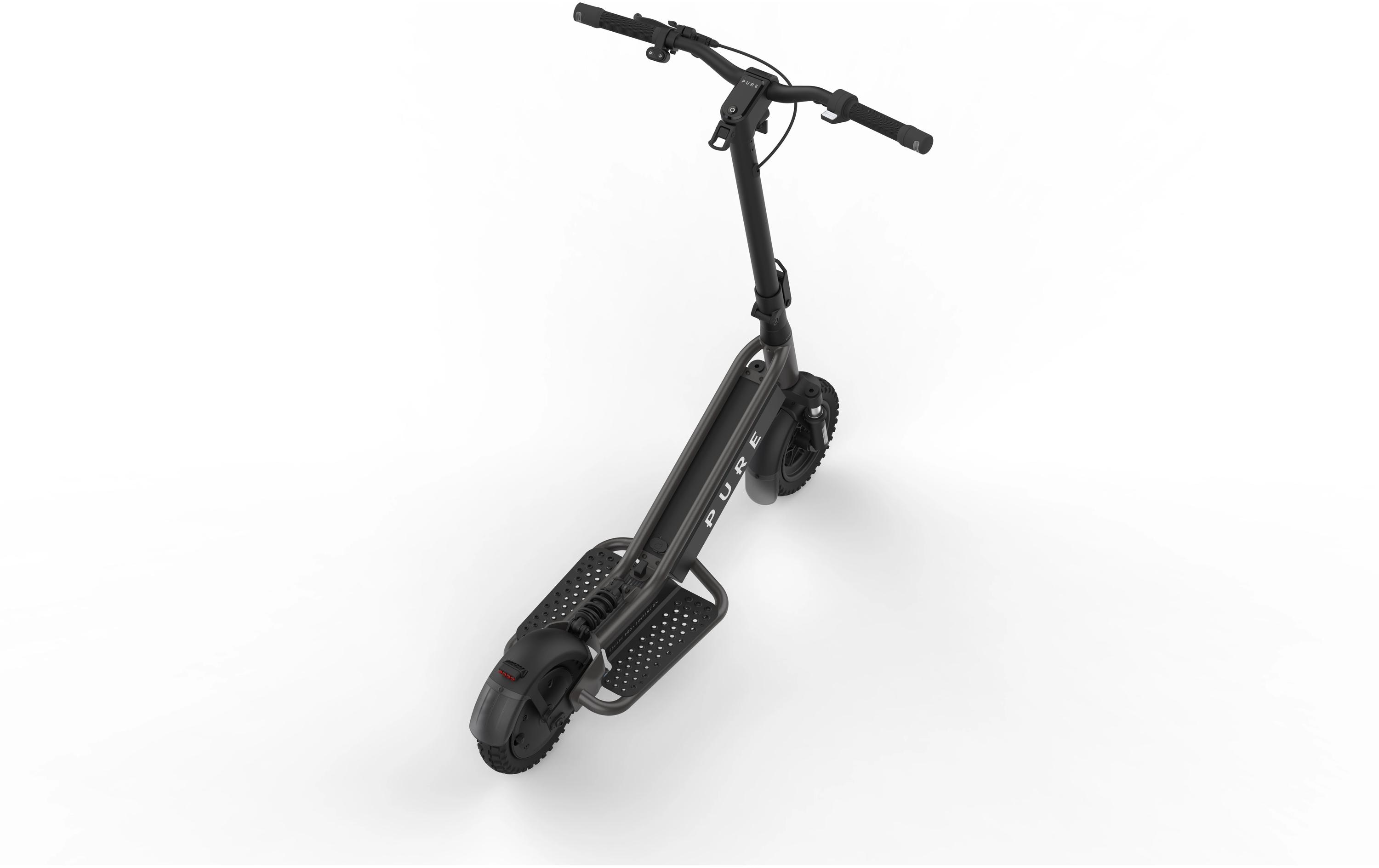 Pure Electric E-Scooter Escape Pro+ Suspension Metallisch Grau