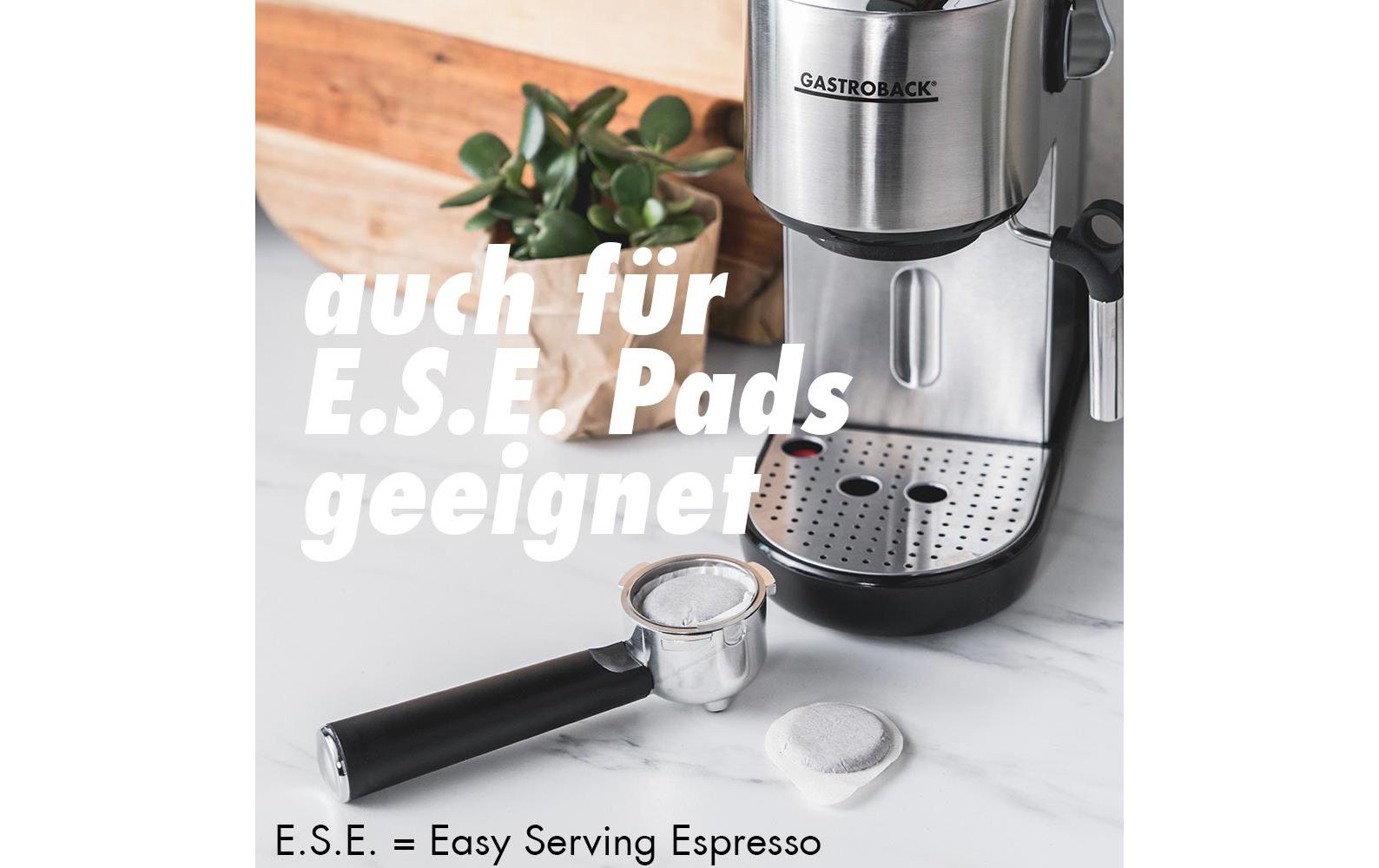 Gastroback Design Espresso Piccolo Silber