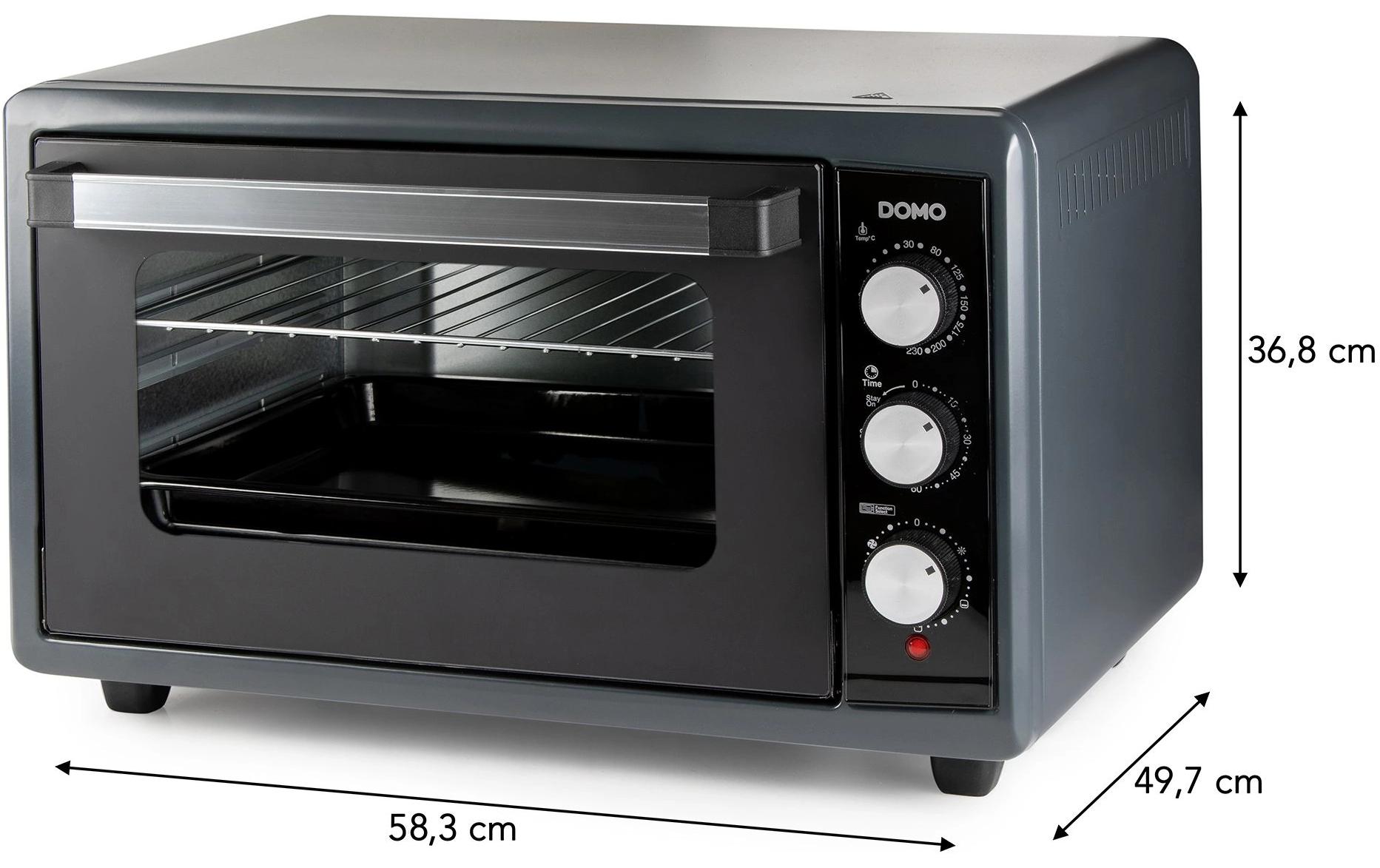Domo Backofen DO808GO 50 l, Schwarz
