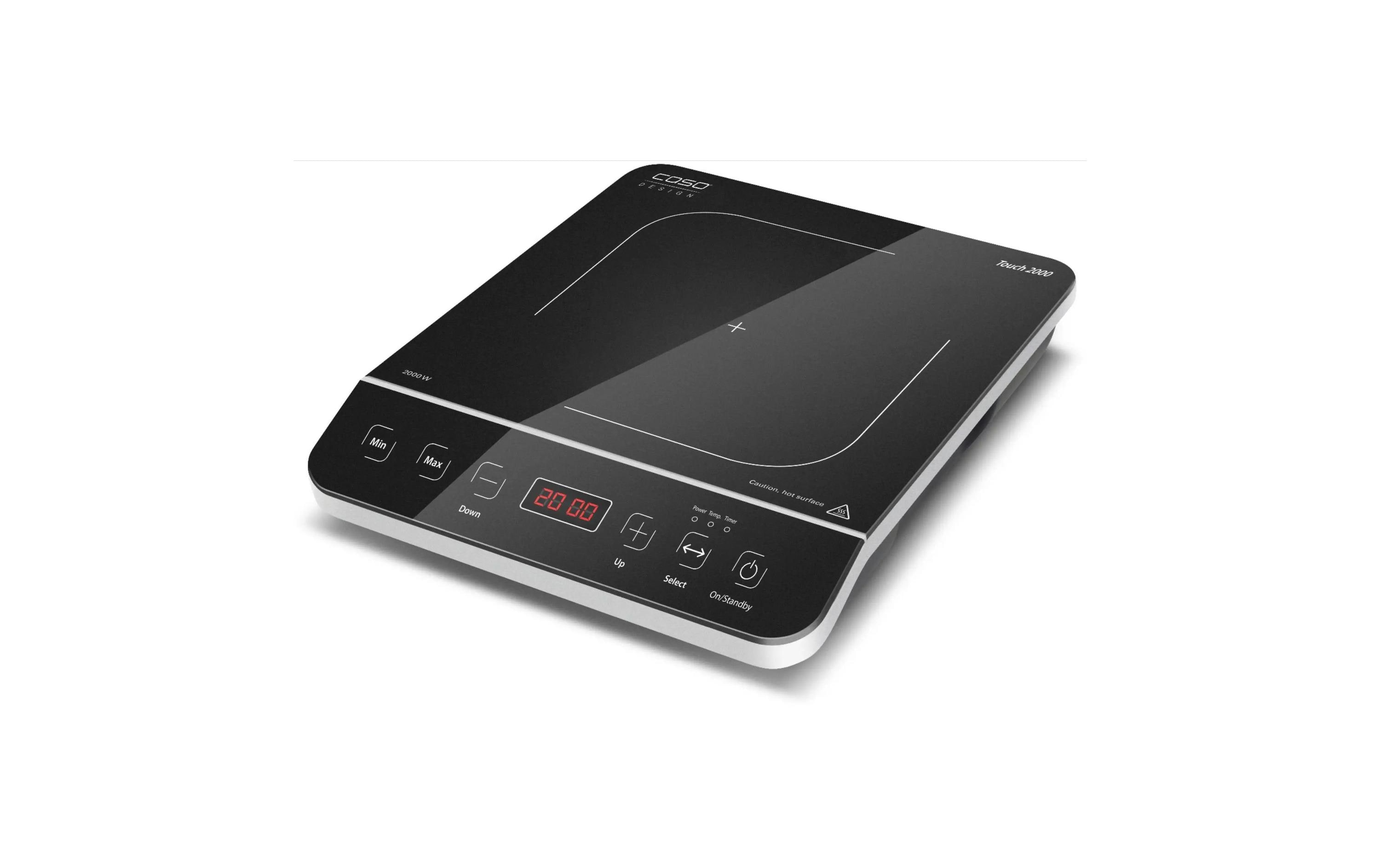 Caso Induktionskochplatte Touch 2000 Glaskeramik 2000 W