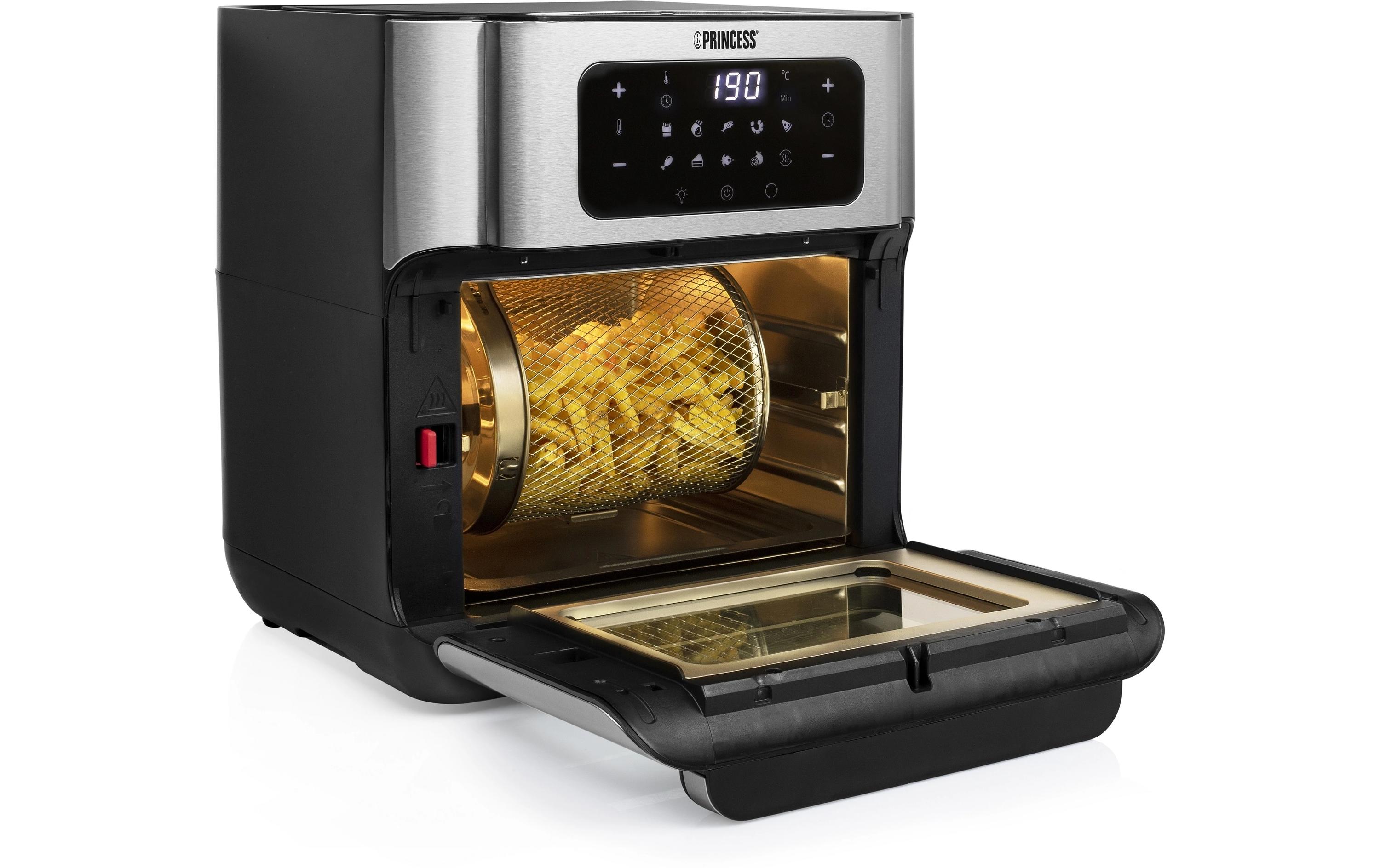 Princess Heissluftofen mit Frittierfunktion 10 l, Schwarz