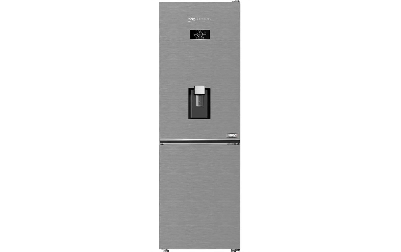 Beko Kühl-Gefrierkombination KG510, Grau, Rechts, Wechselbar