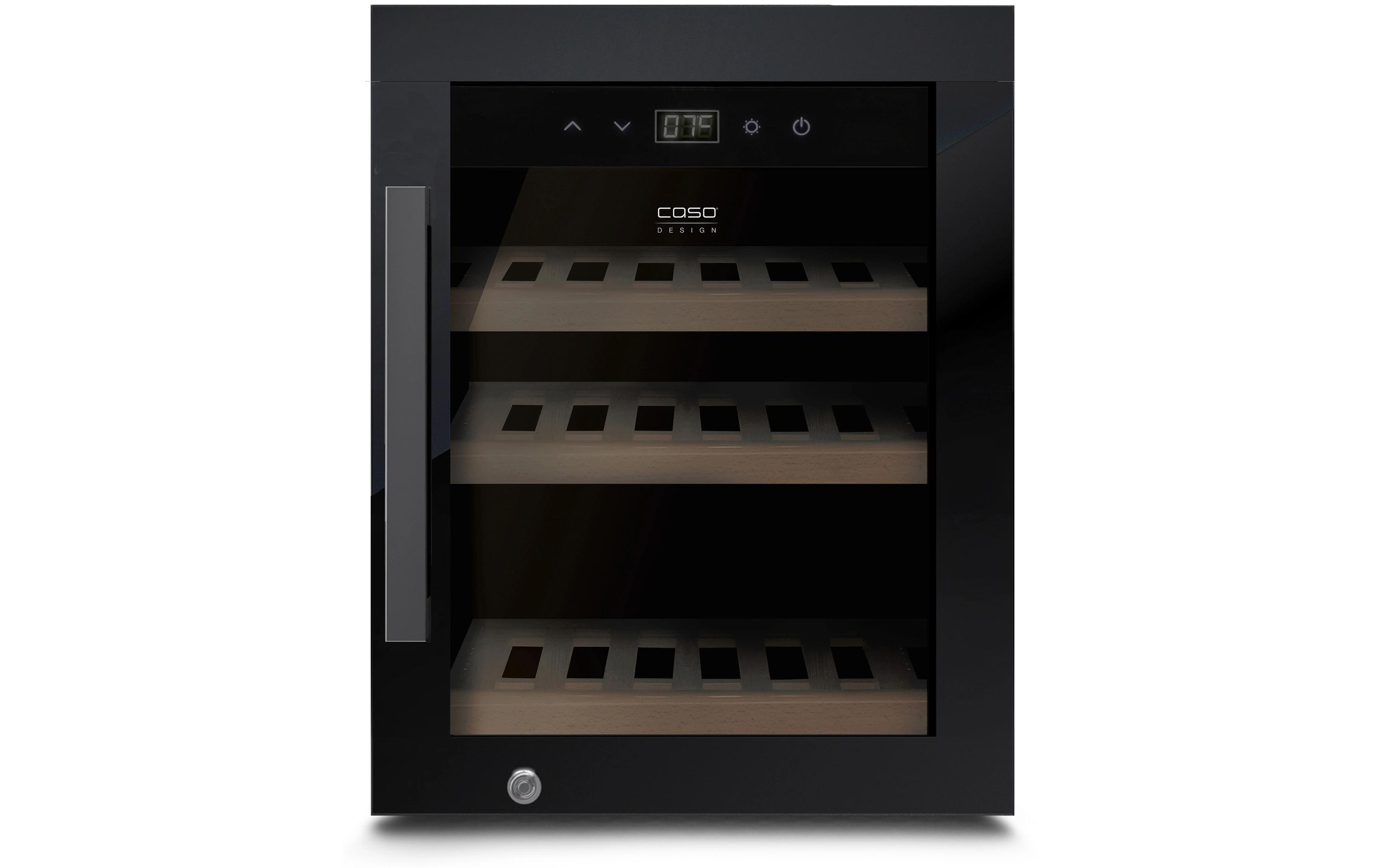 Caso Weinkühlschrank WineExclusive 12 Schwarz