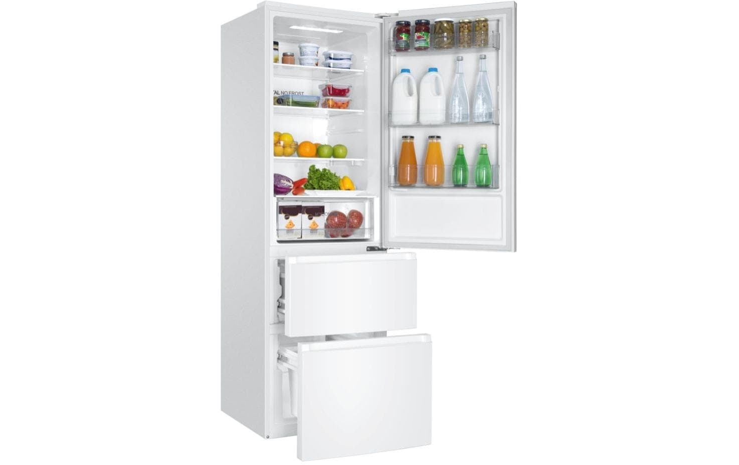 Haier Kühl-Gefrierkombination HTR3619ENPW 3D 60 Serie 3 Weiss