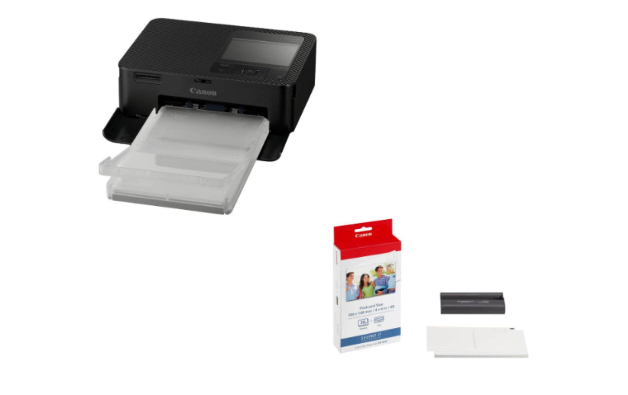Canon Fotodrucker Selphy CP1500 + KP-36IP (Kit) Schwarz