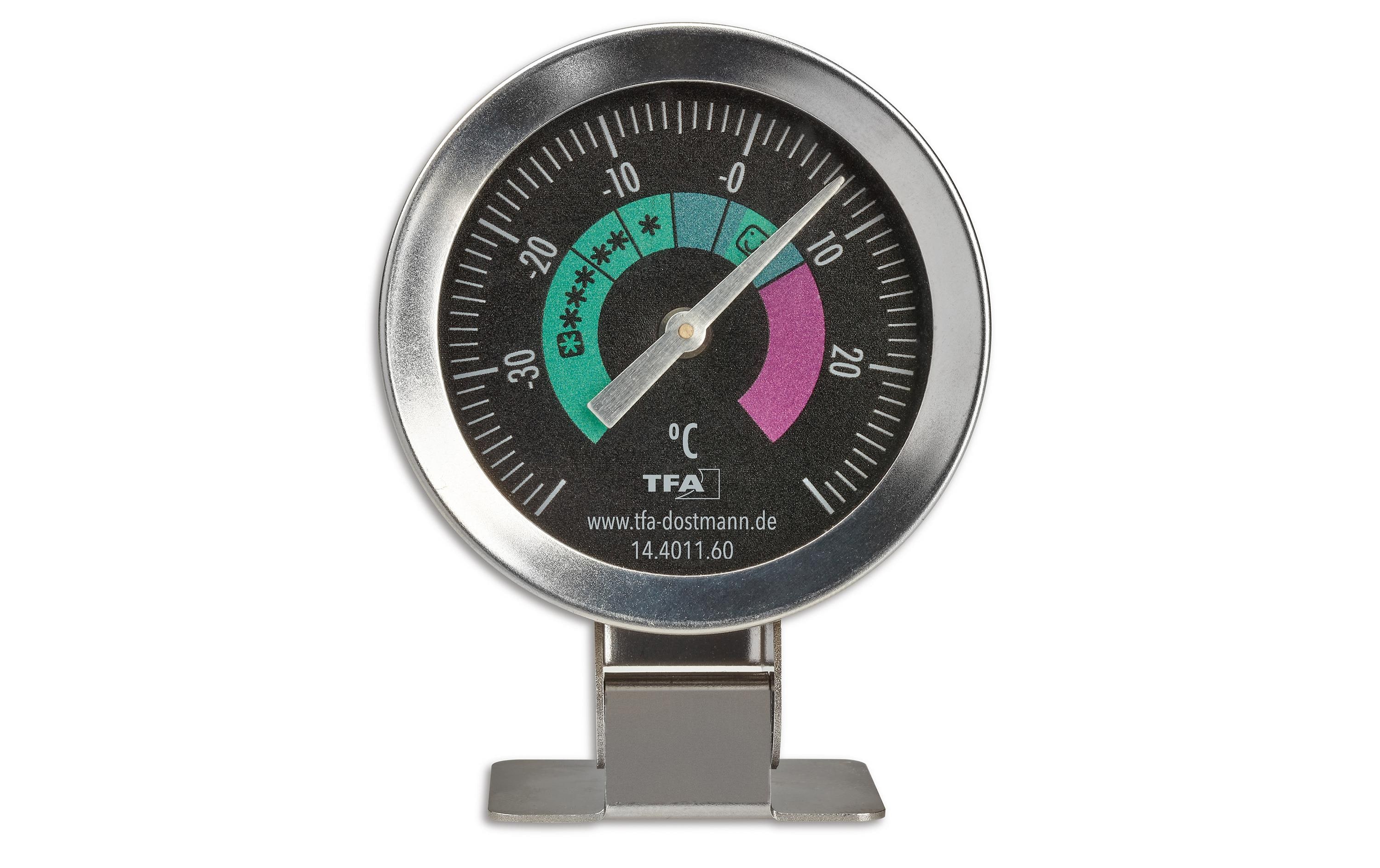 TFA Dostmann Kühl- / Gefrierthermometer Silber
