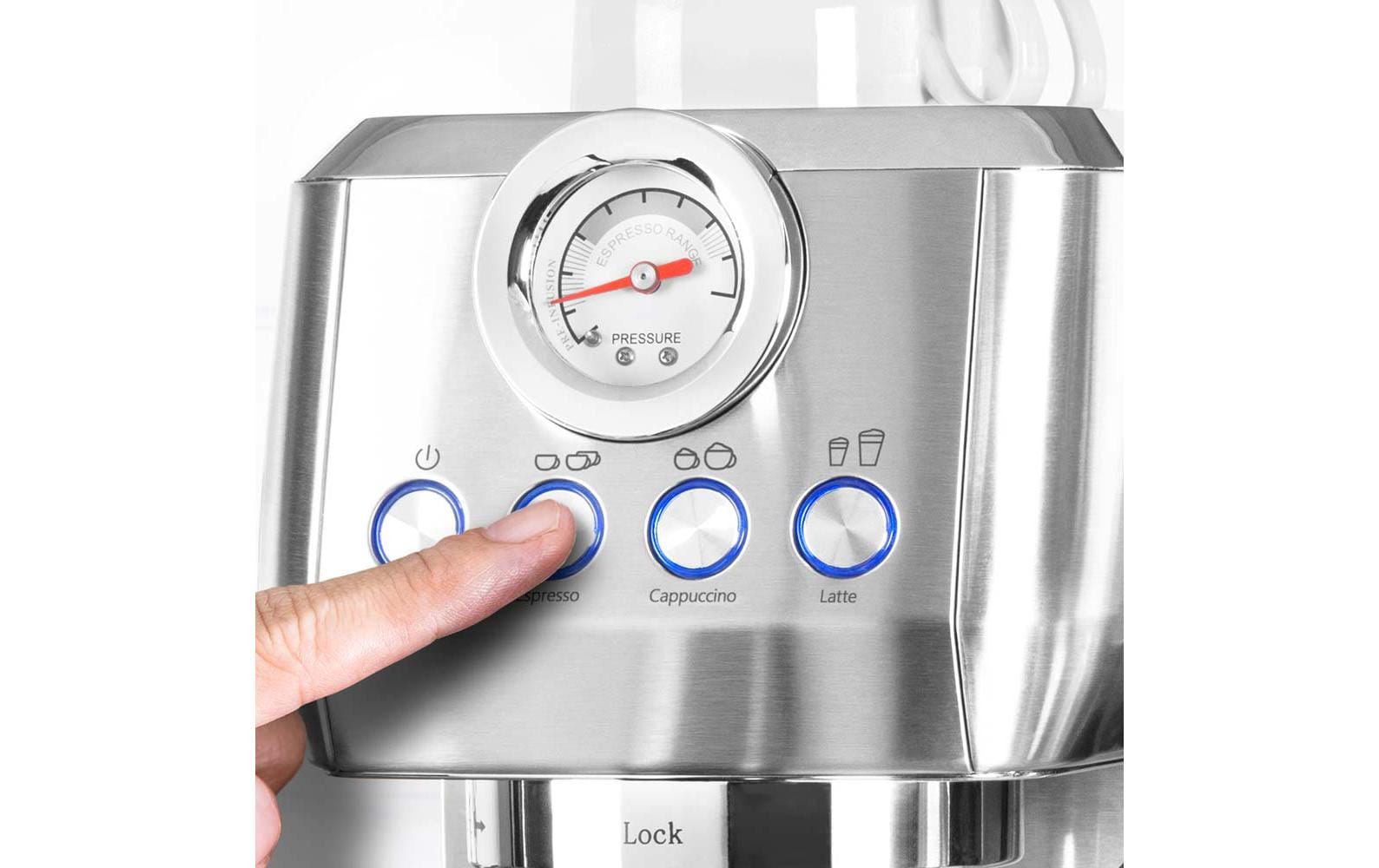 Gastroback Design Espresso Piccolo Pro M Silber