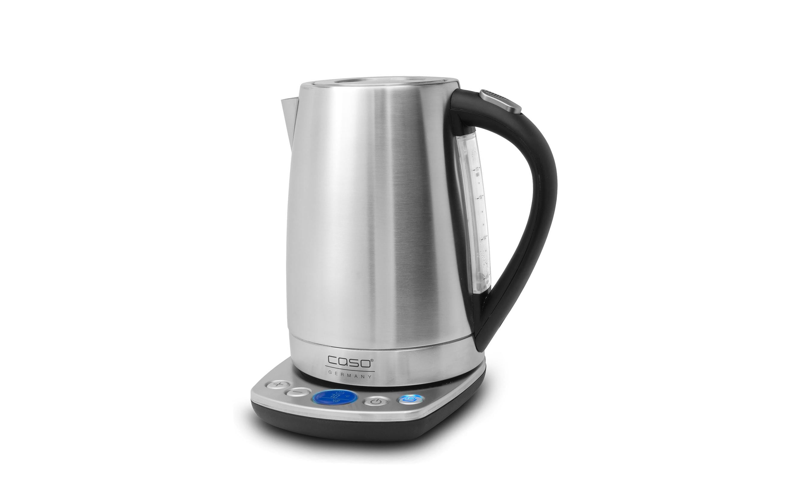 Caso Wasserkocher WK 2200 Edelstahl 1.7 l 2000 W Schwarz/Silber