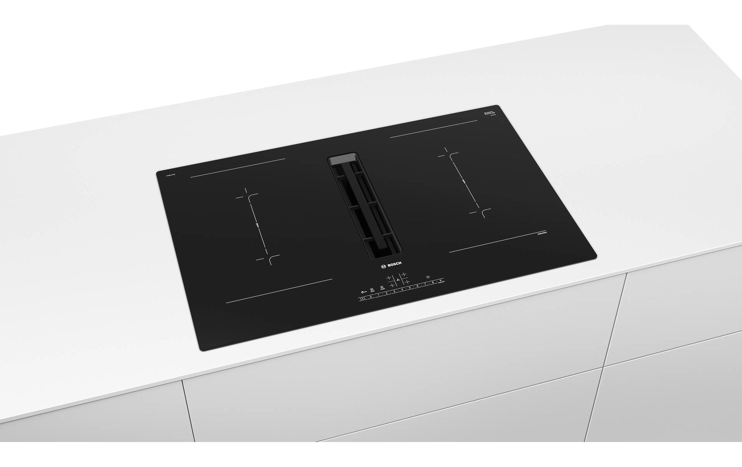 Bosch Induktionskochfeld mit Abzug PVQ811F15E Rahmenlos