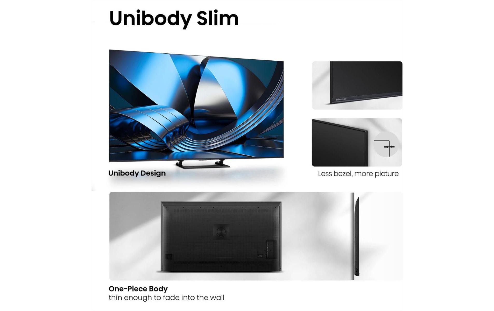 Hisense TV 50U7SE 50, 3840 x 2160 (Ultra HD 4K), Mini LED