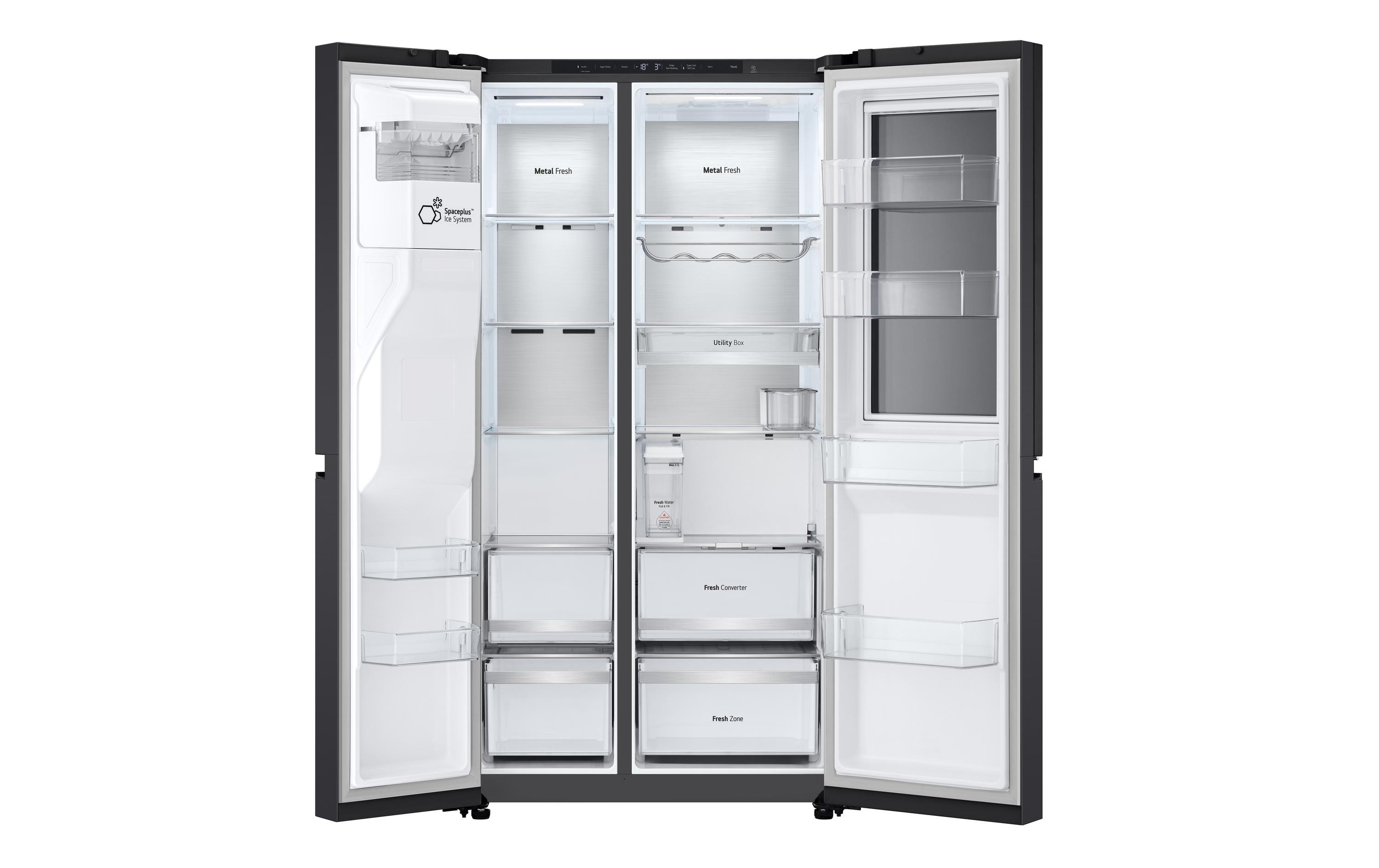LG Foodcenter GSXE91EVAD Essence Black Steel