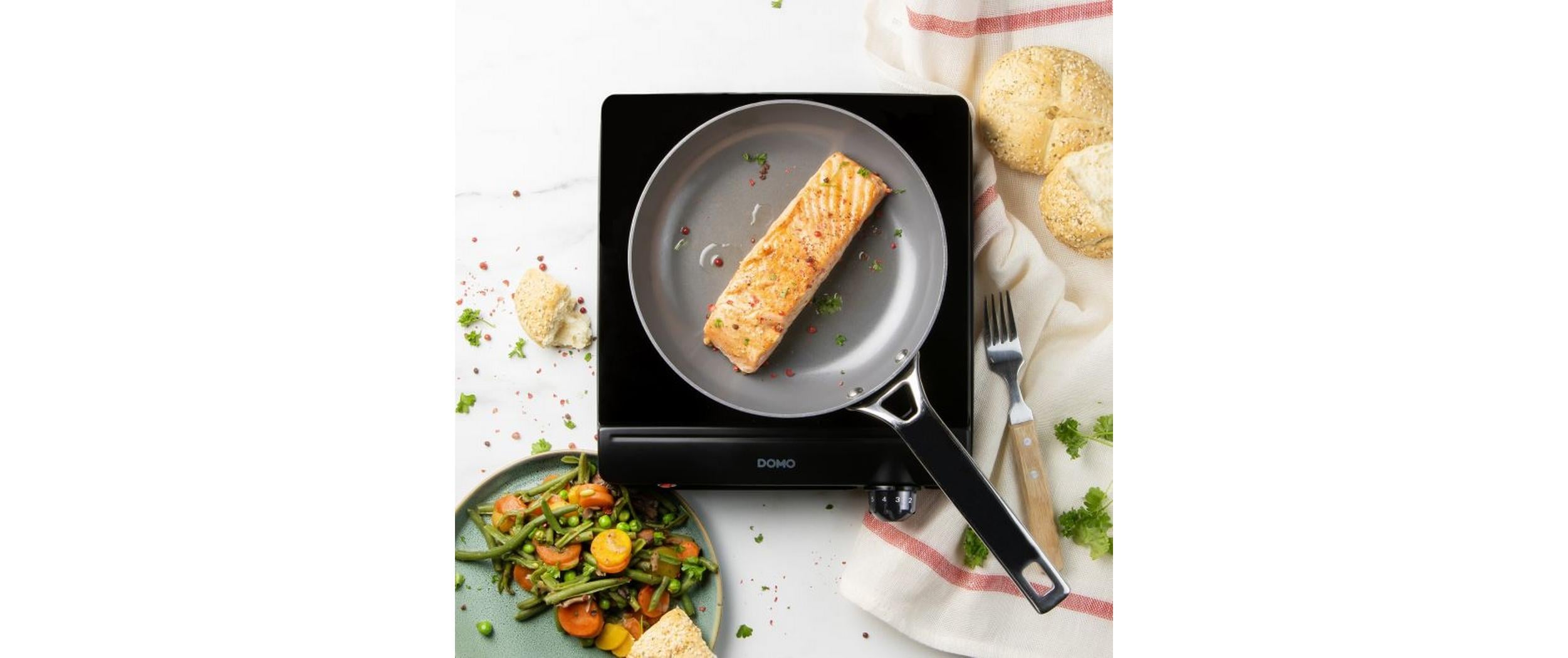 Domo Kochplatte DO30111KP 1250 W