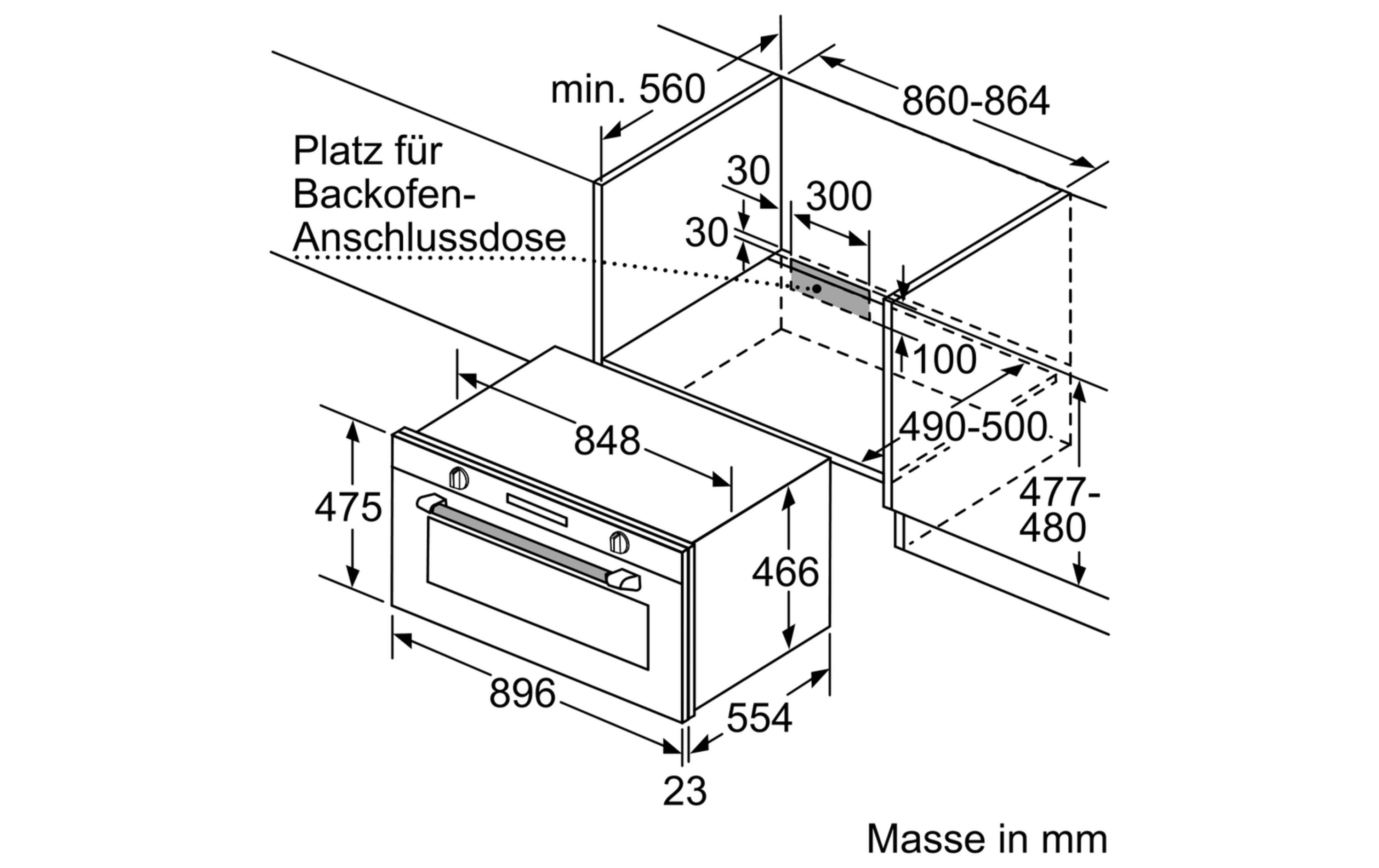 Siemens Einbaubackofen VB558C0S0 A+