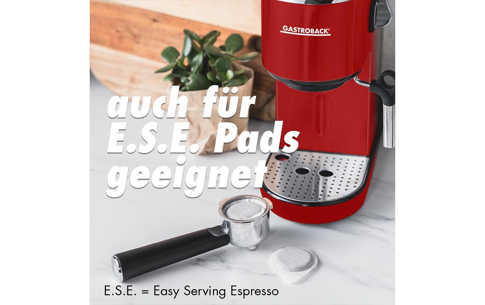 Gastroback Design Espresso Piccolo Rot