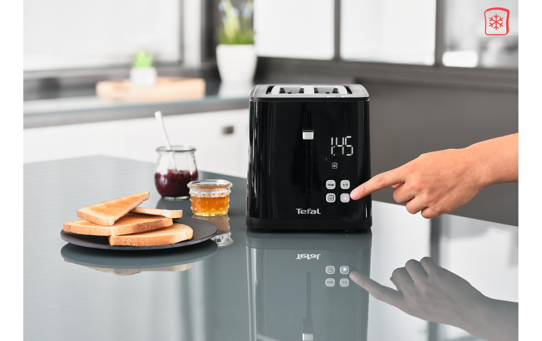 Tefal Toaster Smart'n Light Schwarz