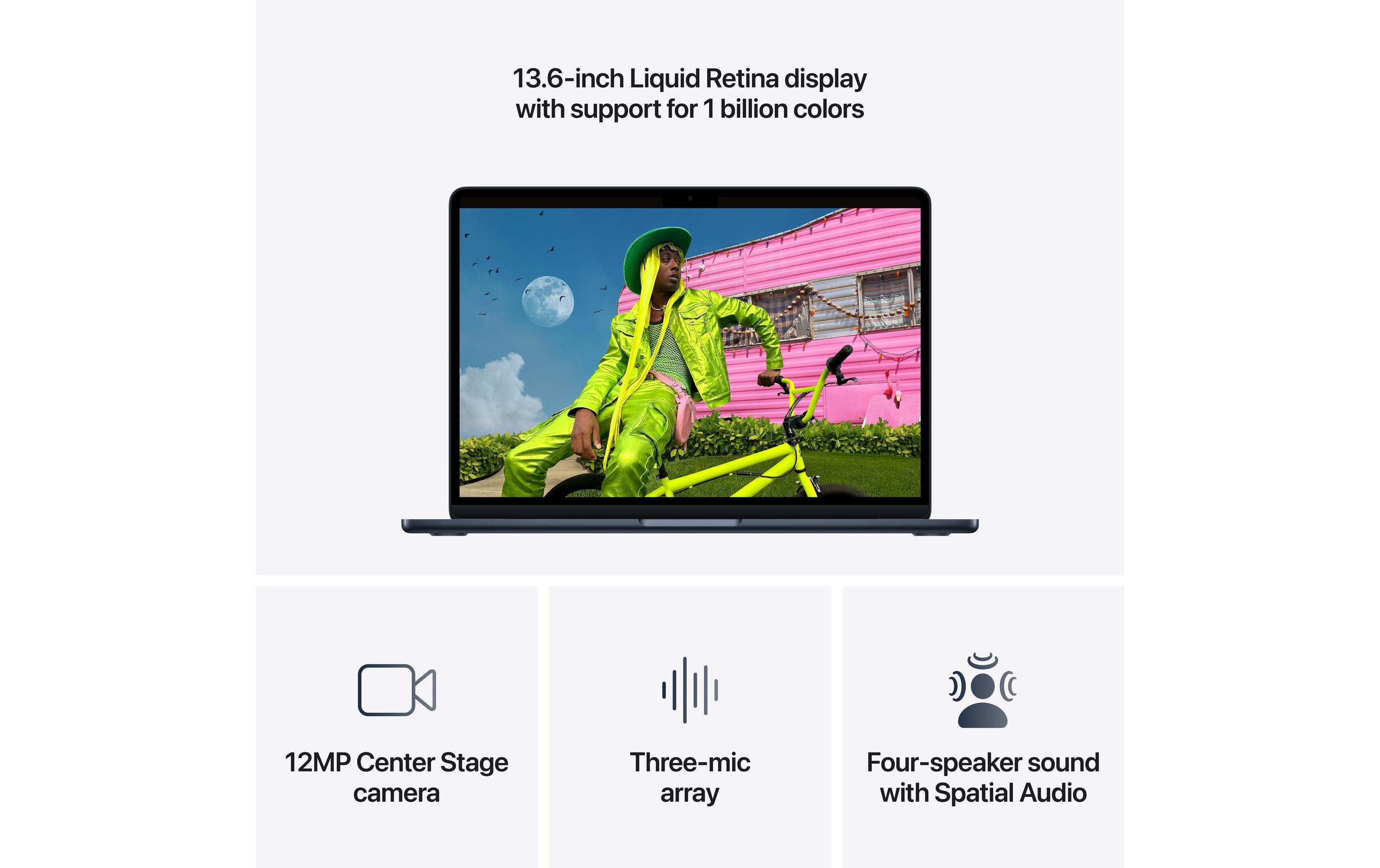 Apple MacBook Air 13 2026 M5 10C GPU / 16 GB / 512 GB Midnight
