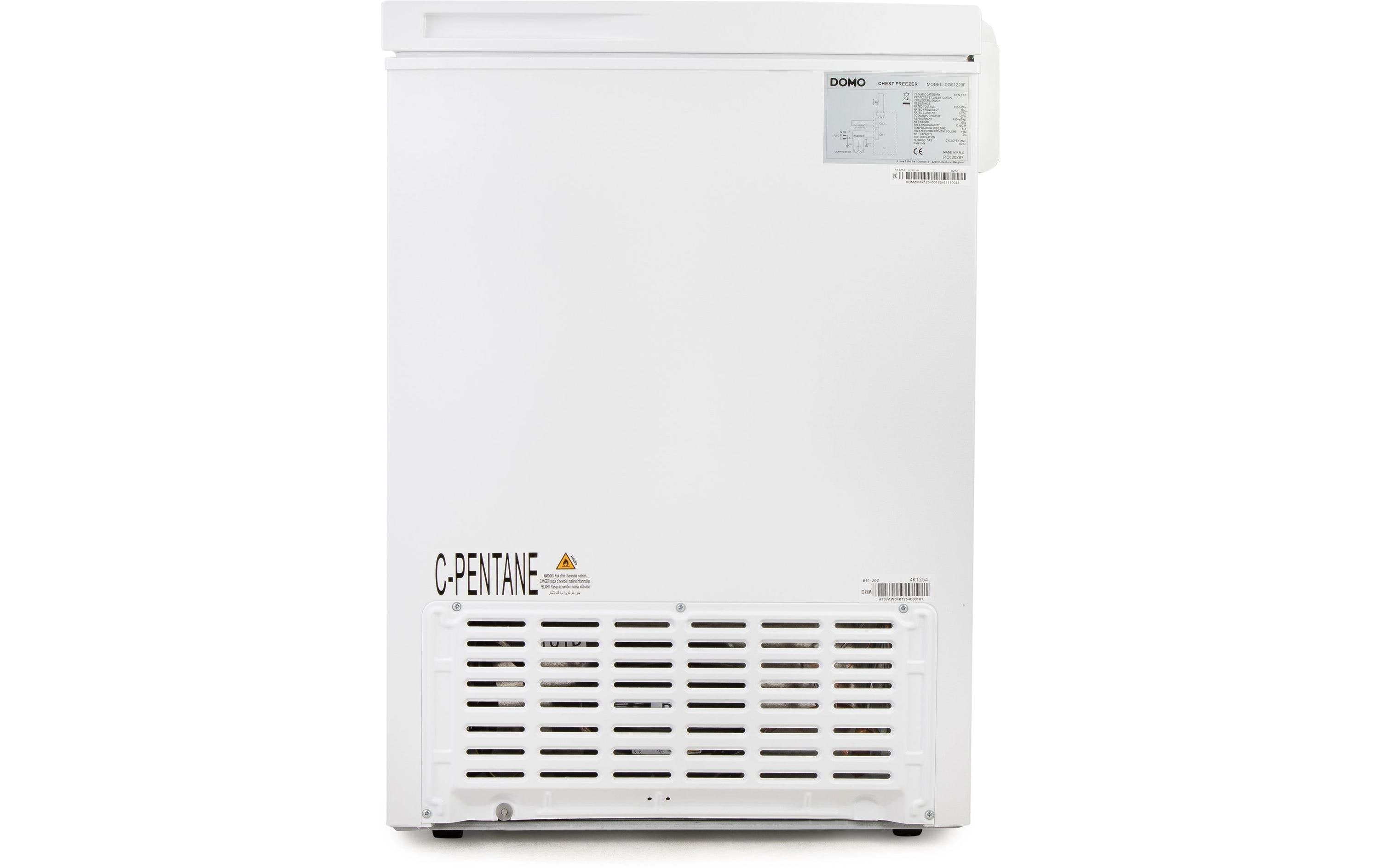 Kibernetik Gefriertruhe DO91220 198 l Weiss