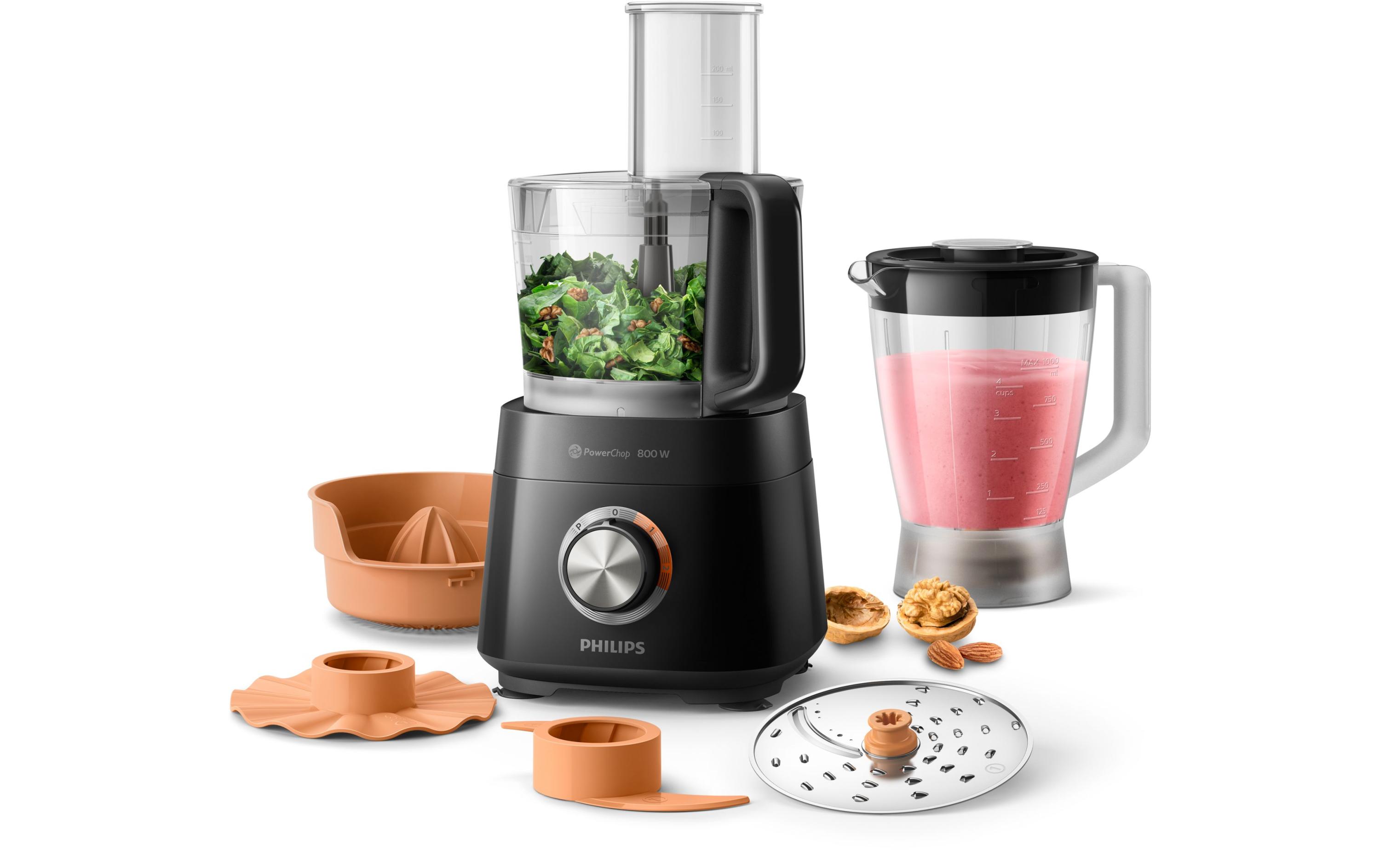 Philips Küchenmaschine Viva Collection HR7510/12 Schwarz