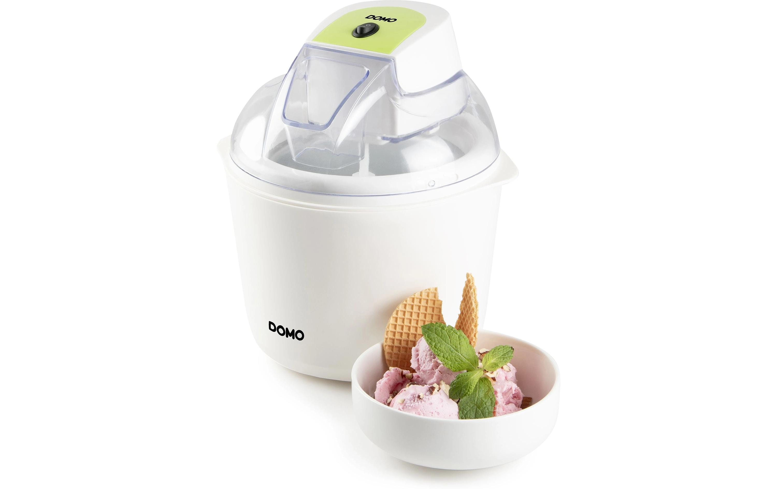 Domo Glacemaschine DO9304I 1.5 l, Weiss