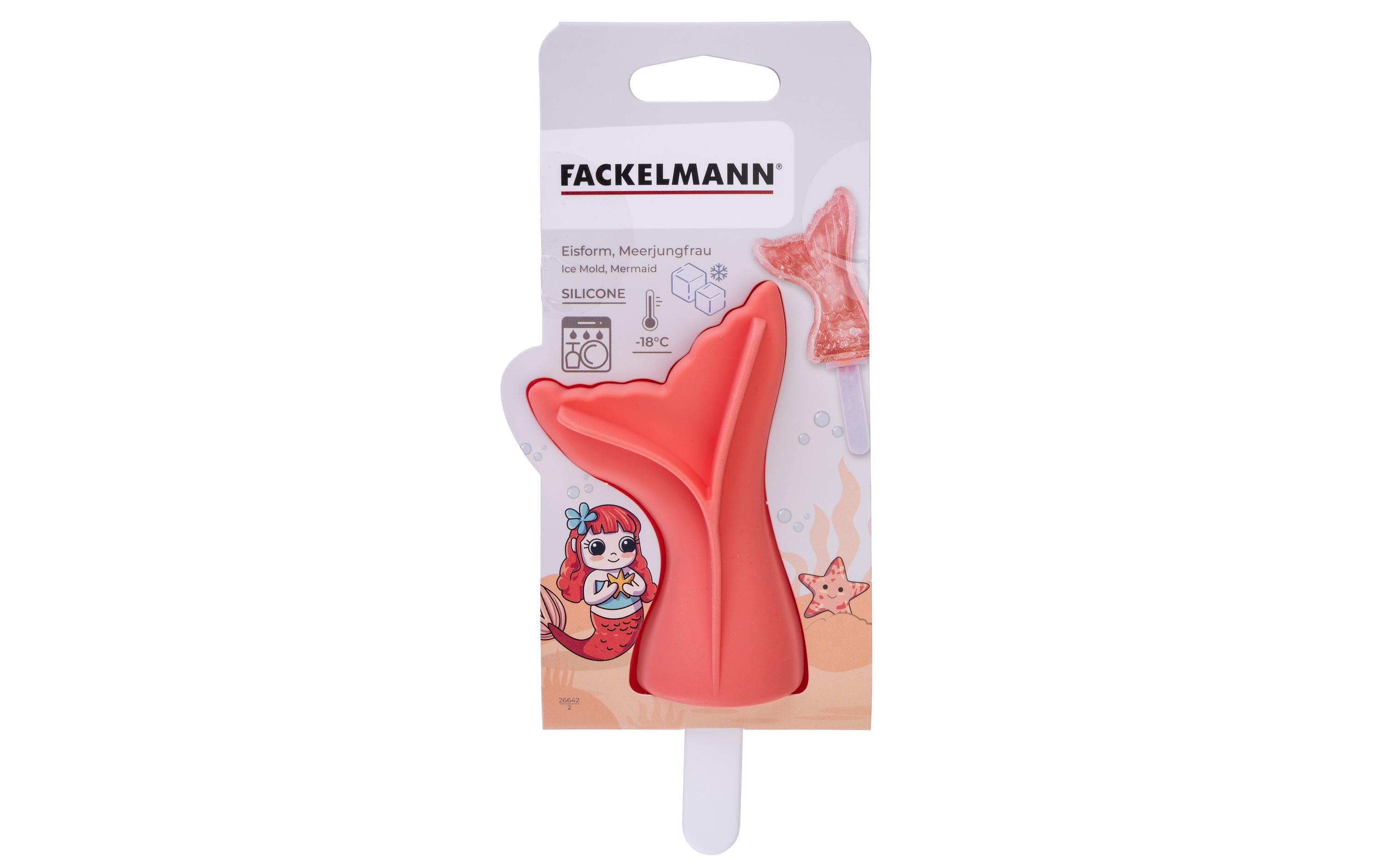 Fackelmann Eisform Meerjungfrau, Silikon, Rosa