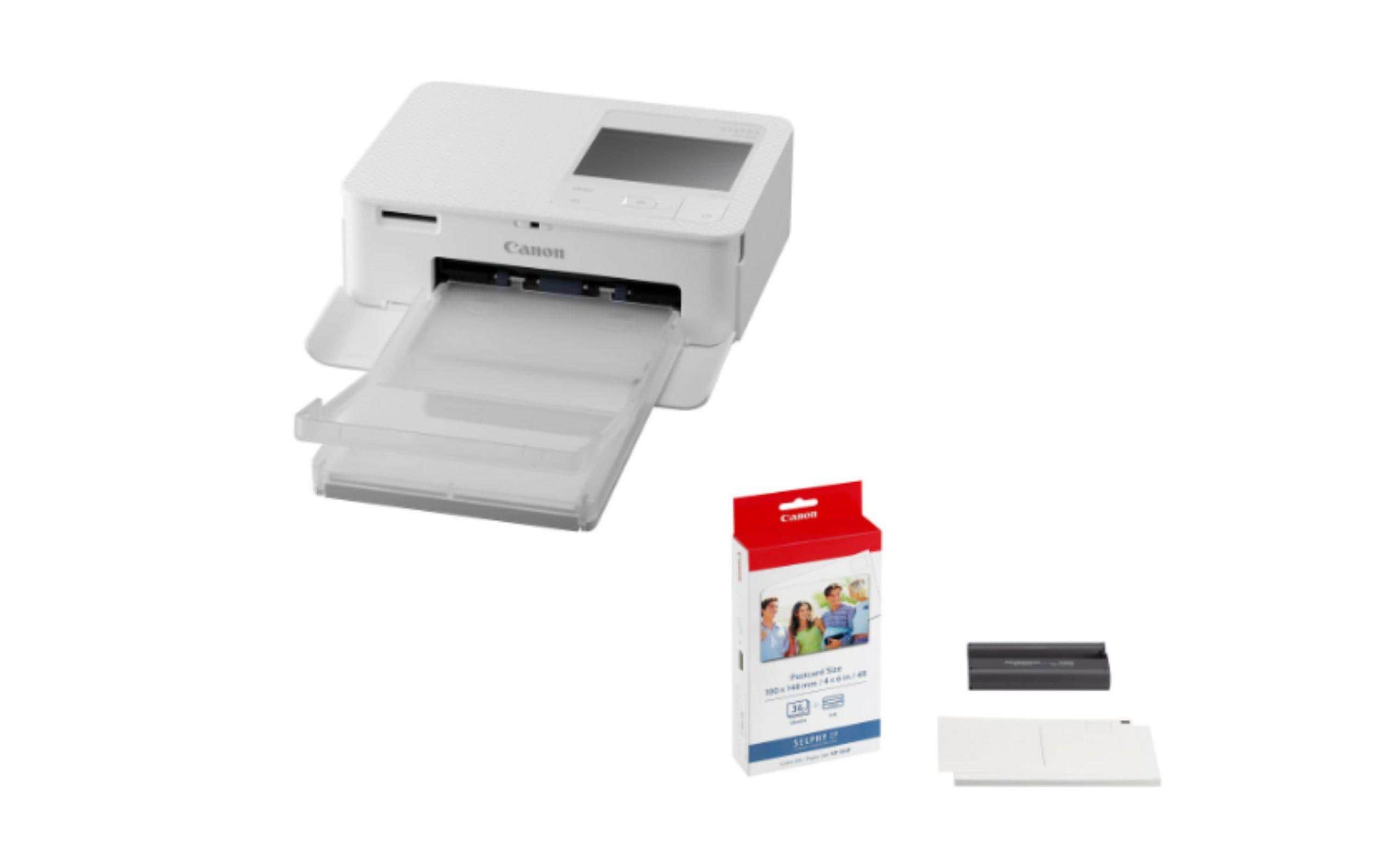 Canon Fotodrucker Selphy CP1500 + KP-36IP (Kit) Weiss