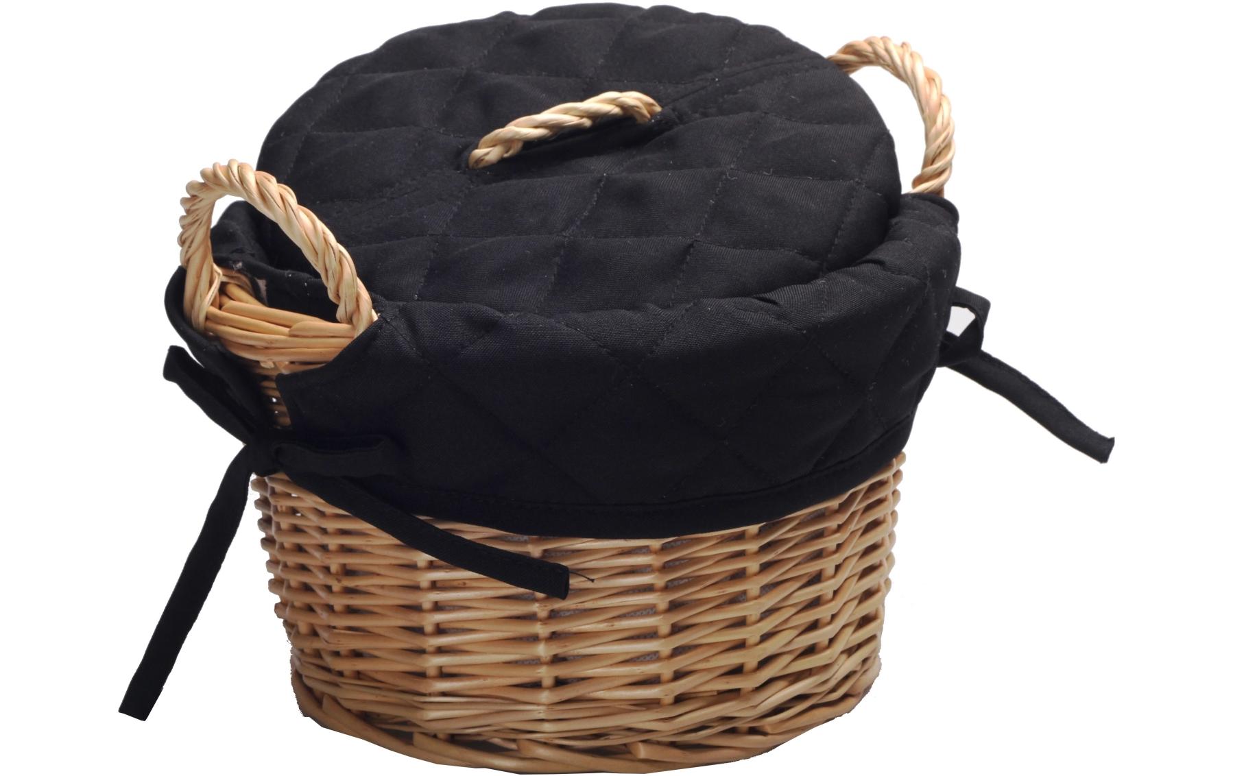 Nouvel Kartoffelkorb Elegance, Schwarz, 23 x 23 x 14 cm Nouvel Kartoffelkorb Elegance, Schwarz, 23 x 23 x 14 cm