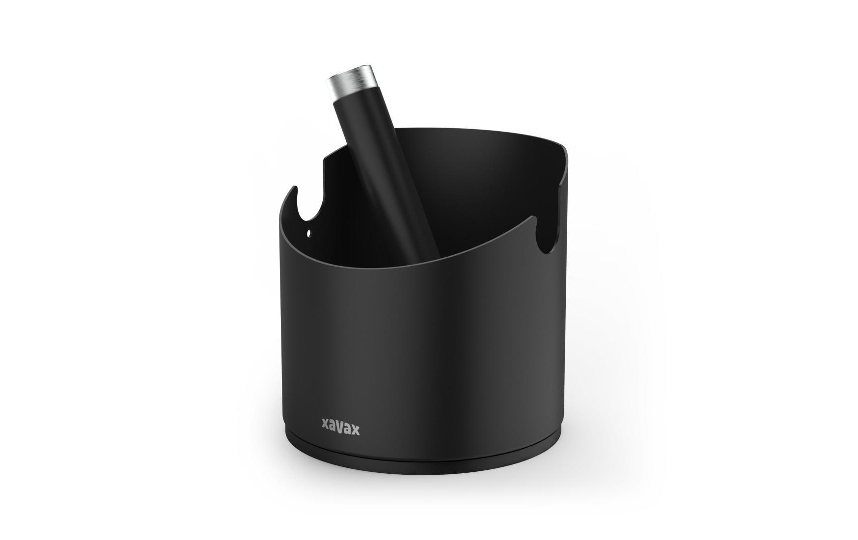 Xavax Abklopfbehälter Schwarz