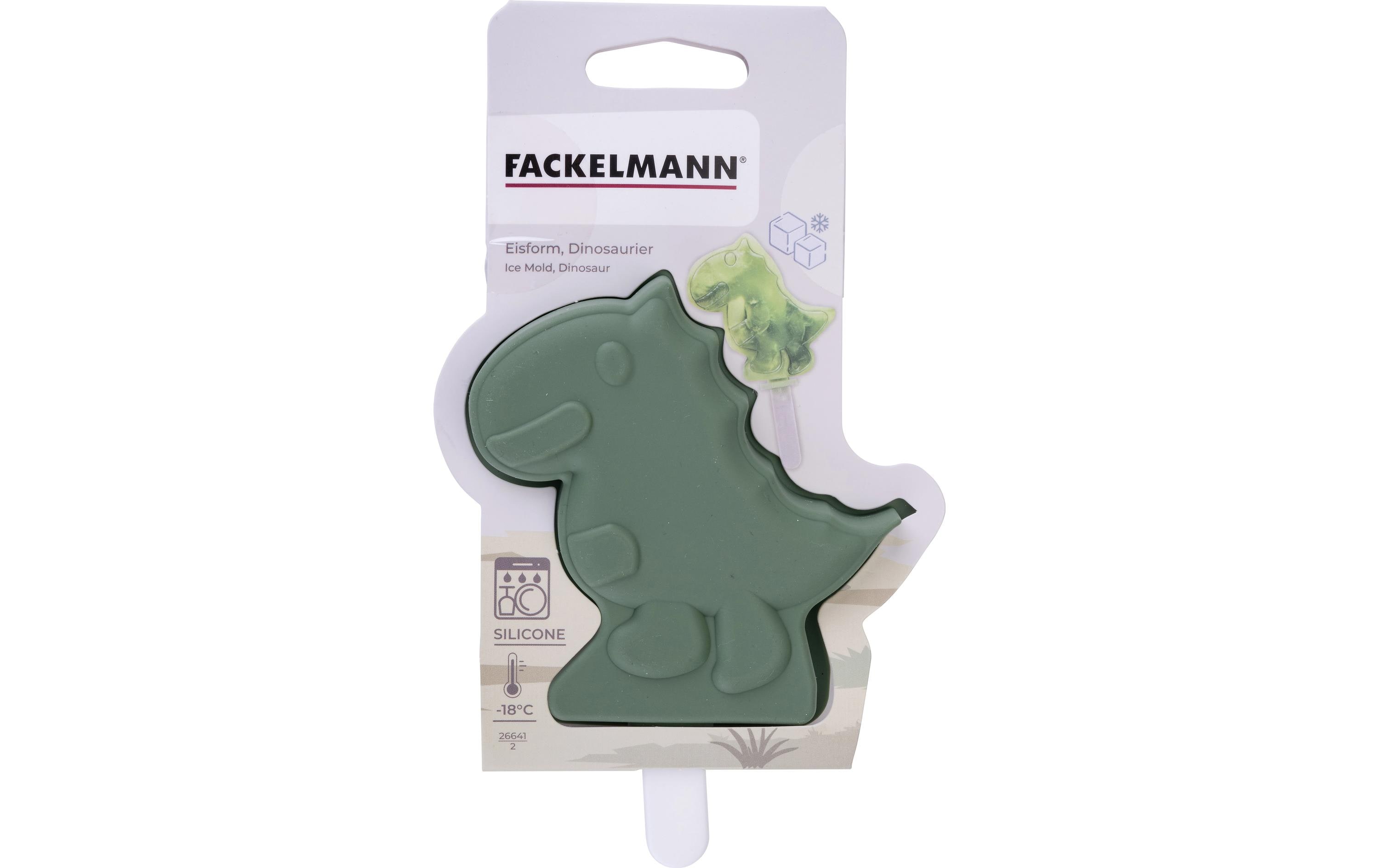Fackelmann Eisform Dino, Silikon, Rauchgrün